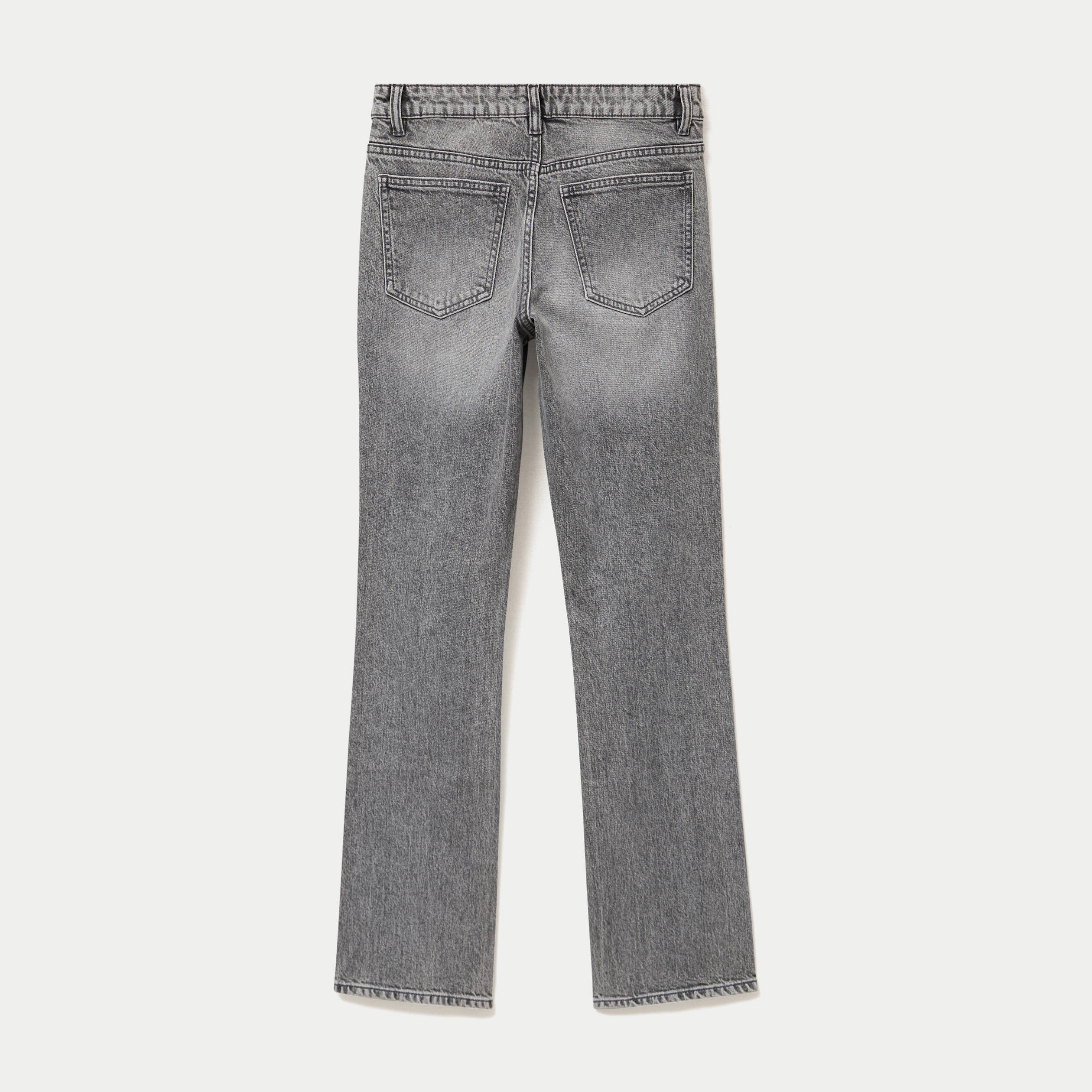 Jean Sam regular taille standard denim gris