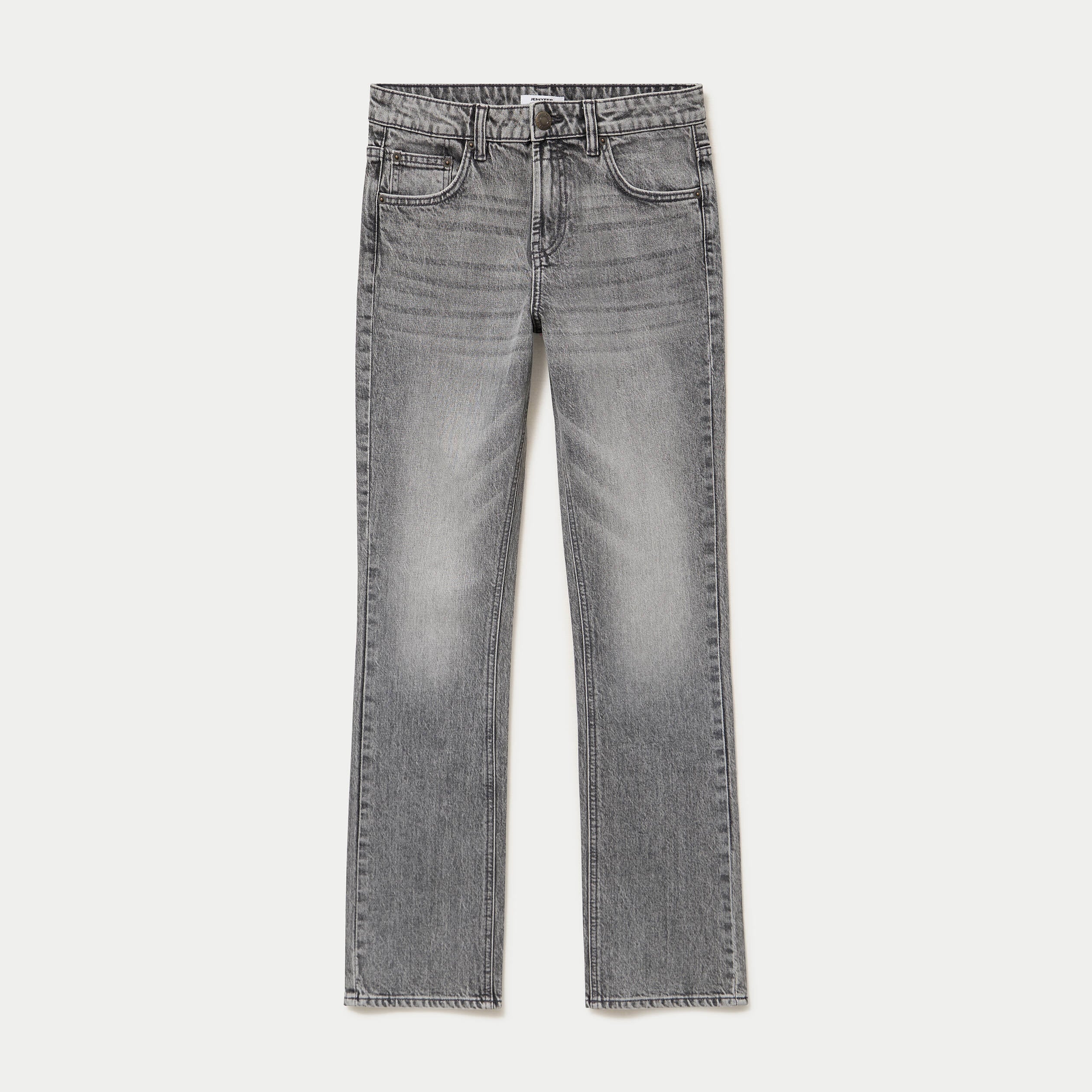 Jean Sam regular taille standard denim gris