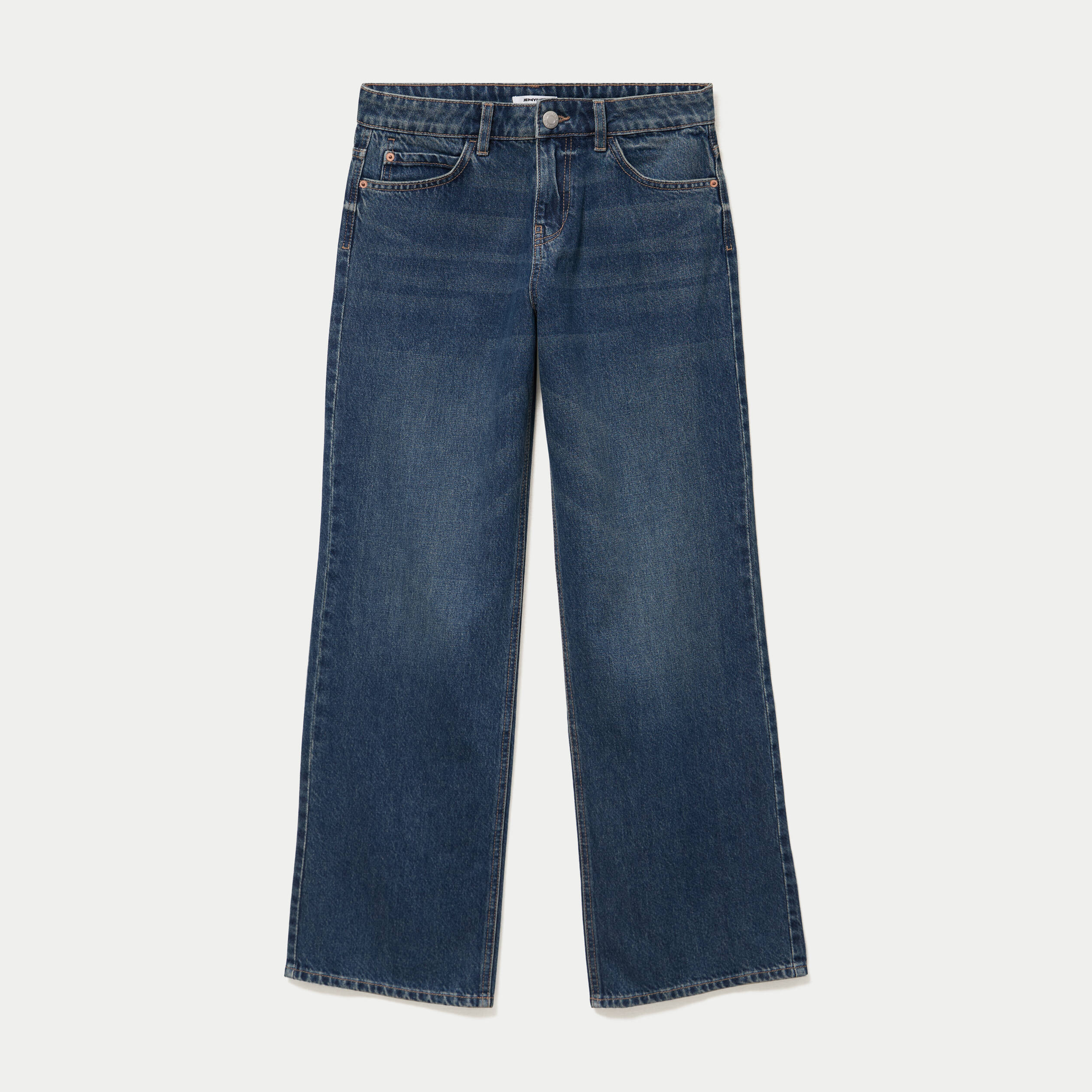 Jean Lenny wide leg taille basse bleu