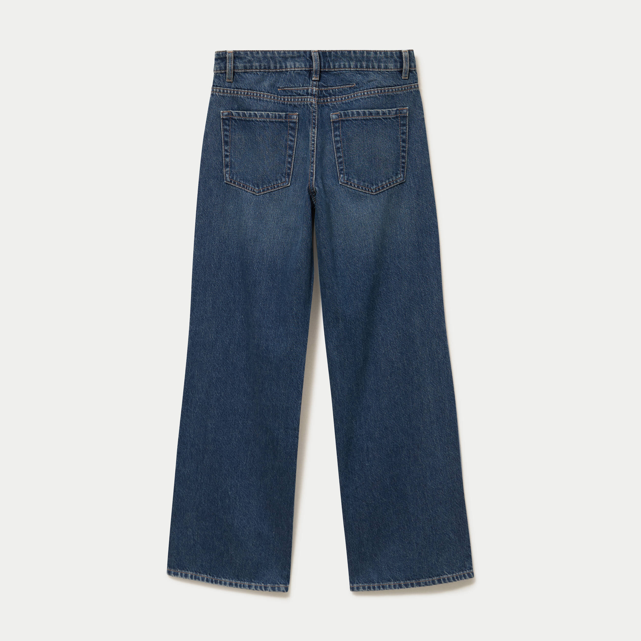 Jean Lenny wide leg taille basse bleu