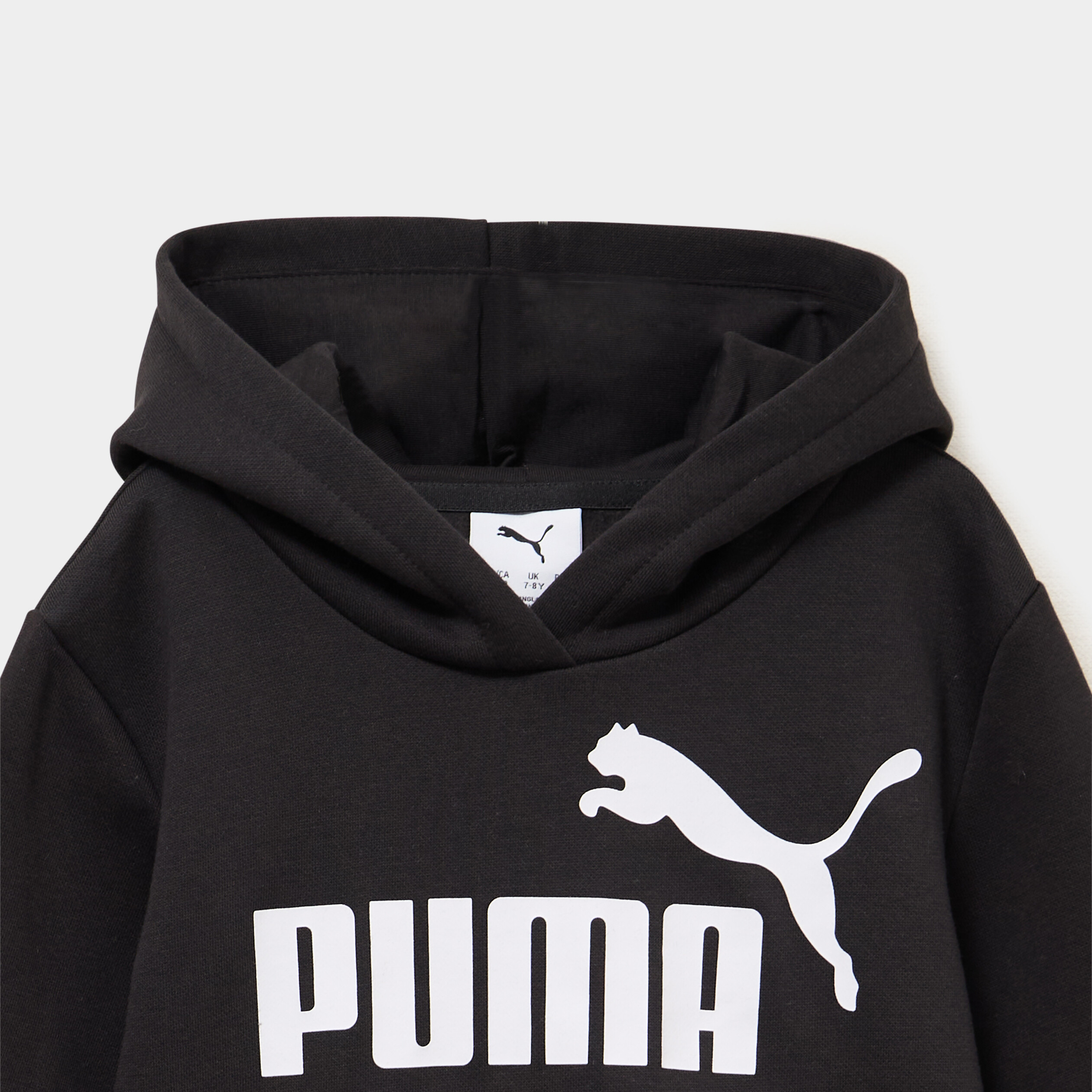 Sweat hoodie 1 poche molleton Puma noir fille