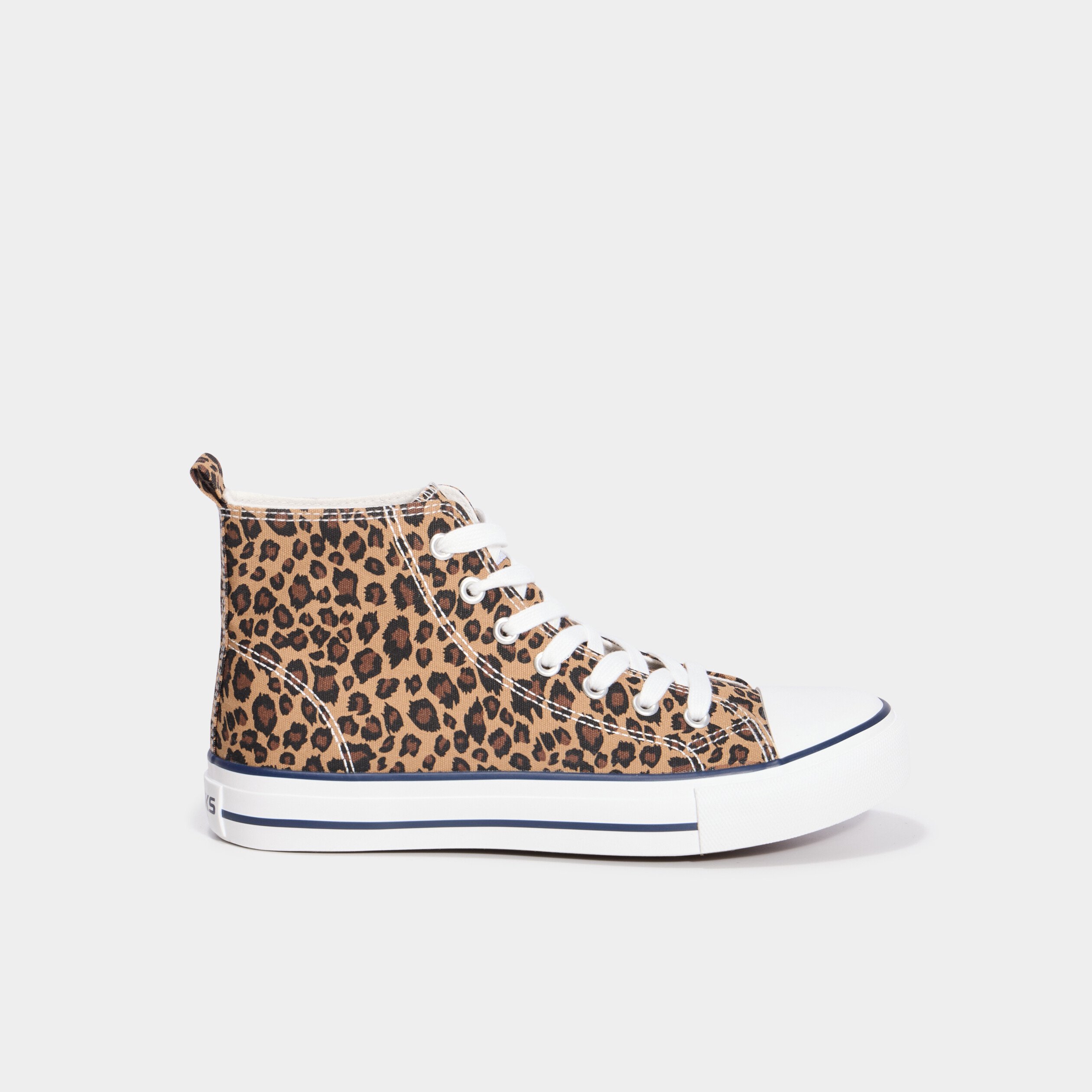 baskets montantes en toile creeks marron fonce femme Baskets montantes en toile Creeks marron foncé femme