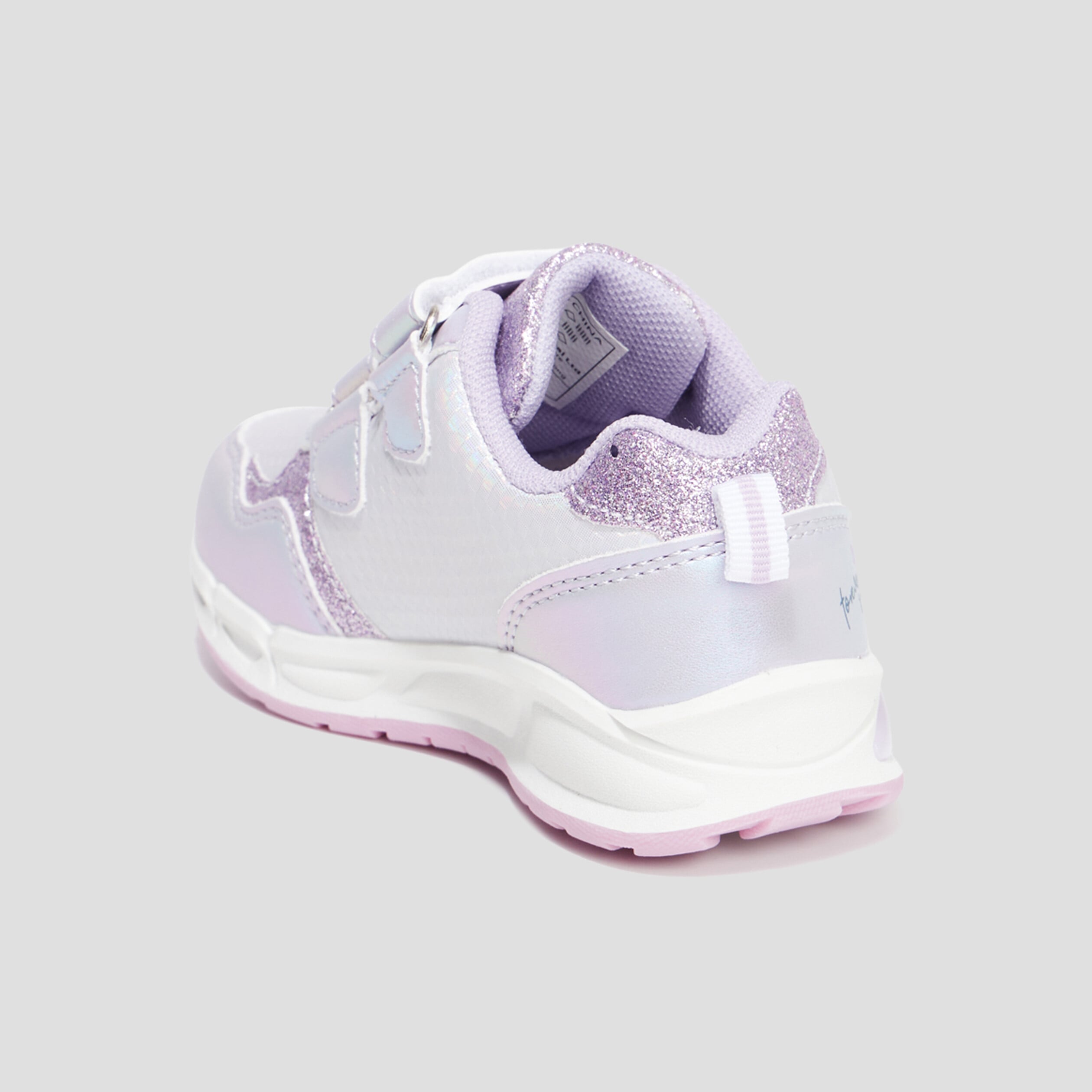 Baskets running lumineuses Frozen violet fille
