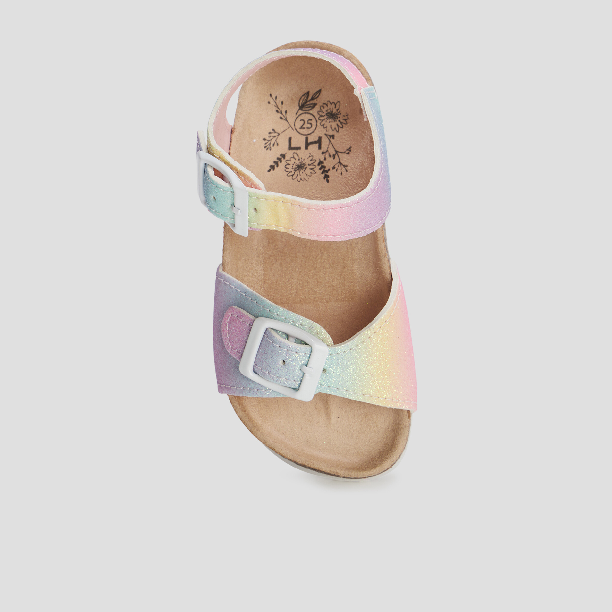 sandales a paillettes multicolore fille Sandales à paillettes multicolore fille