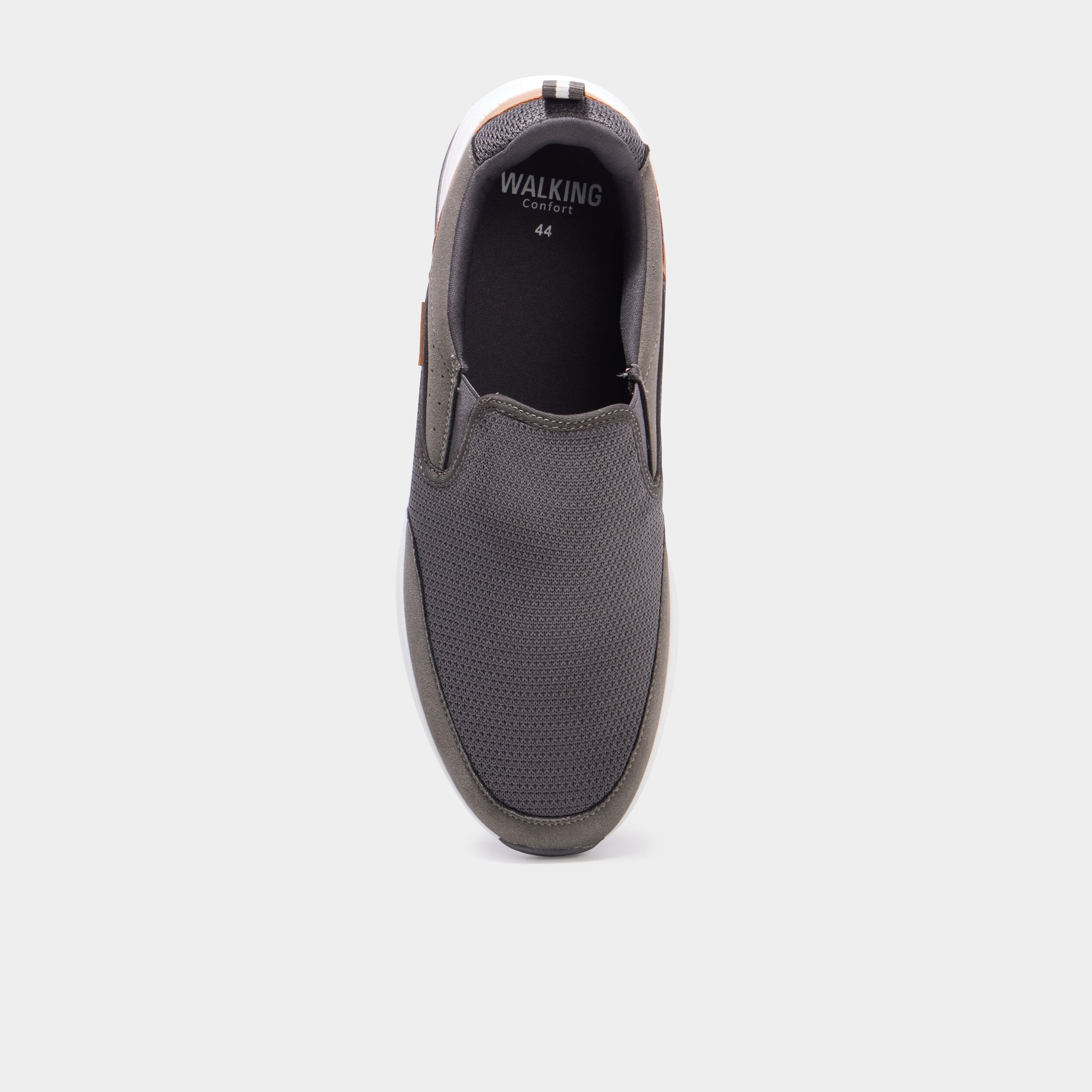 Baskets semelles &eacute;paisses gris homme