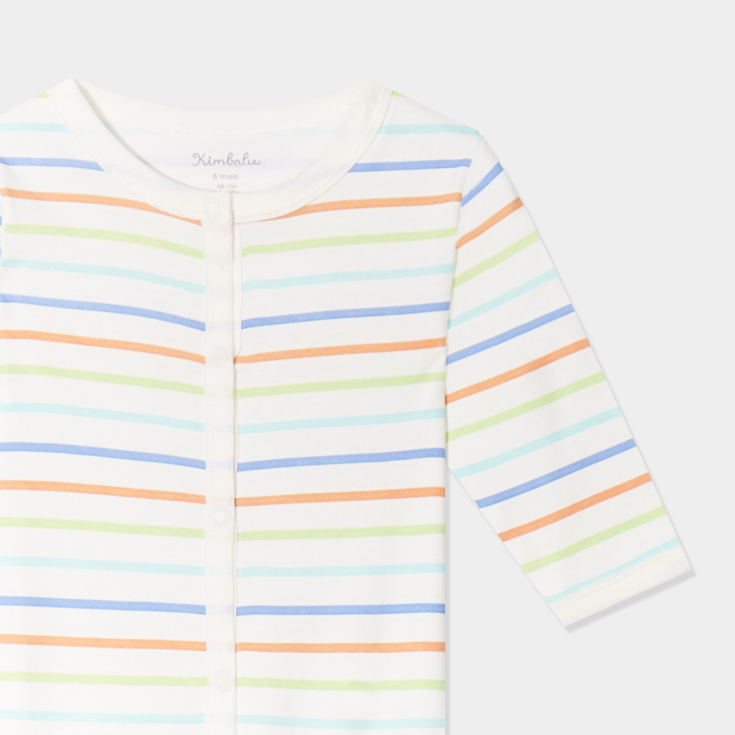 dors bien boutonne coton blanc bebe Dors-bien boutonné coton blanc bébé