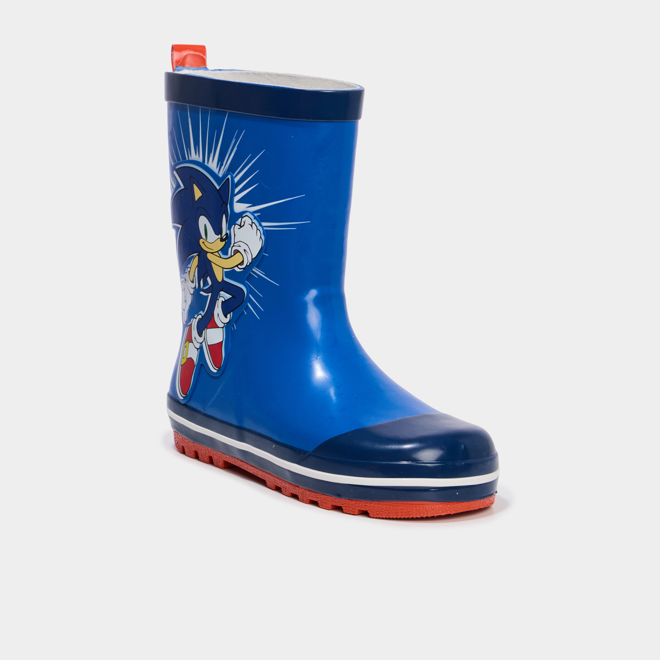 Bottes de pluie Sonic bleu gar&ccedil;on