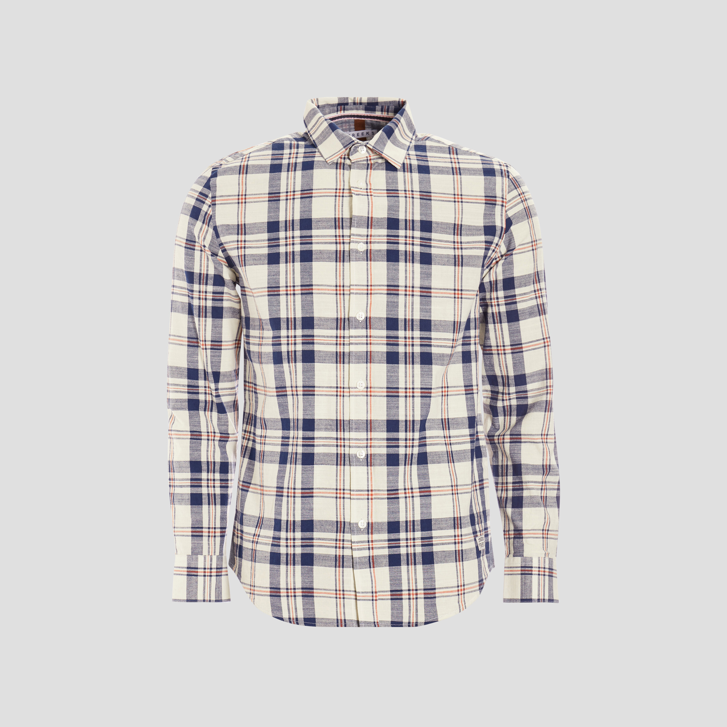 chemise manches longues a carreaux bleu homme Chemise manches longues à carreaux bleu homme