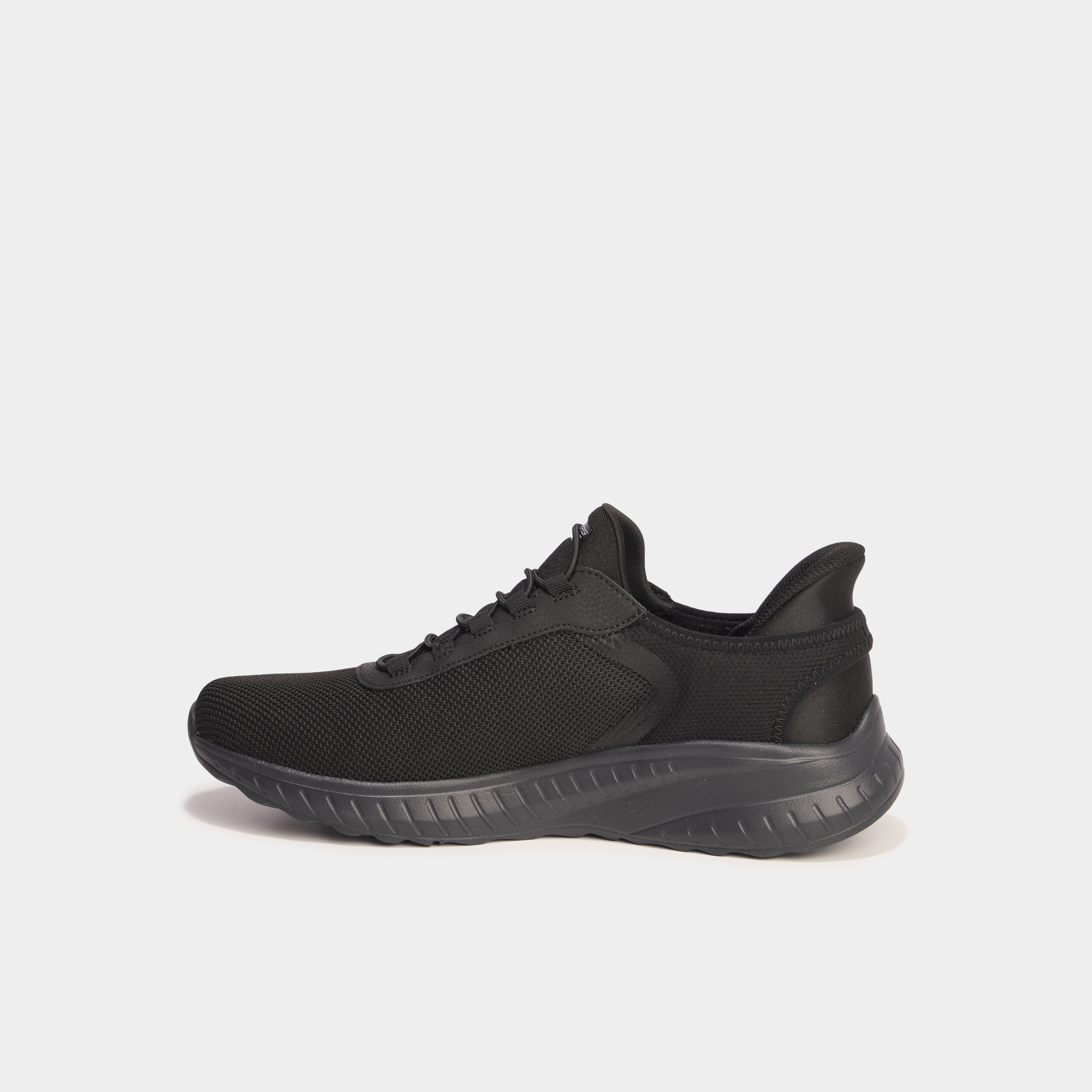 baskets running a lacets elastiques noir homme Baskets running à lacets élastiqués noir homme