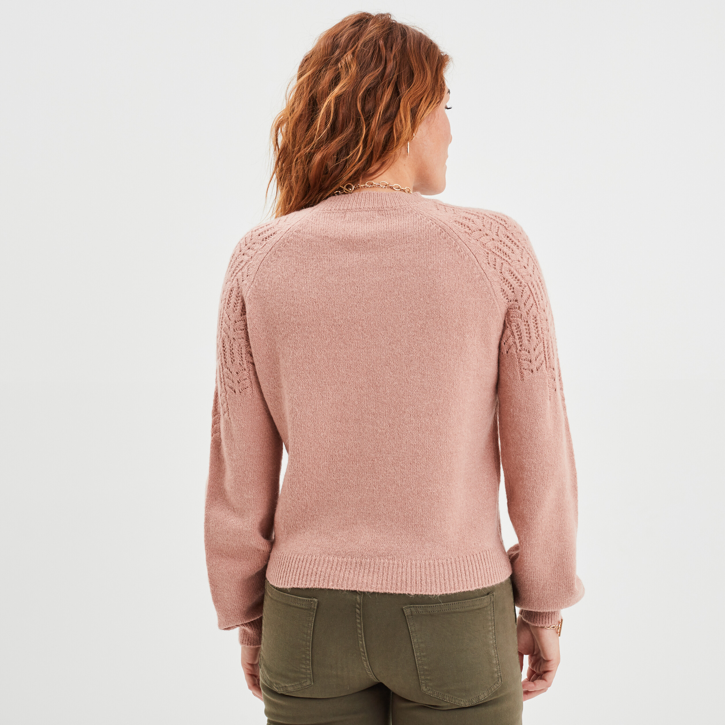 Pull vieux clearance rose femme