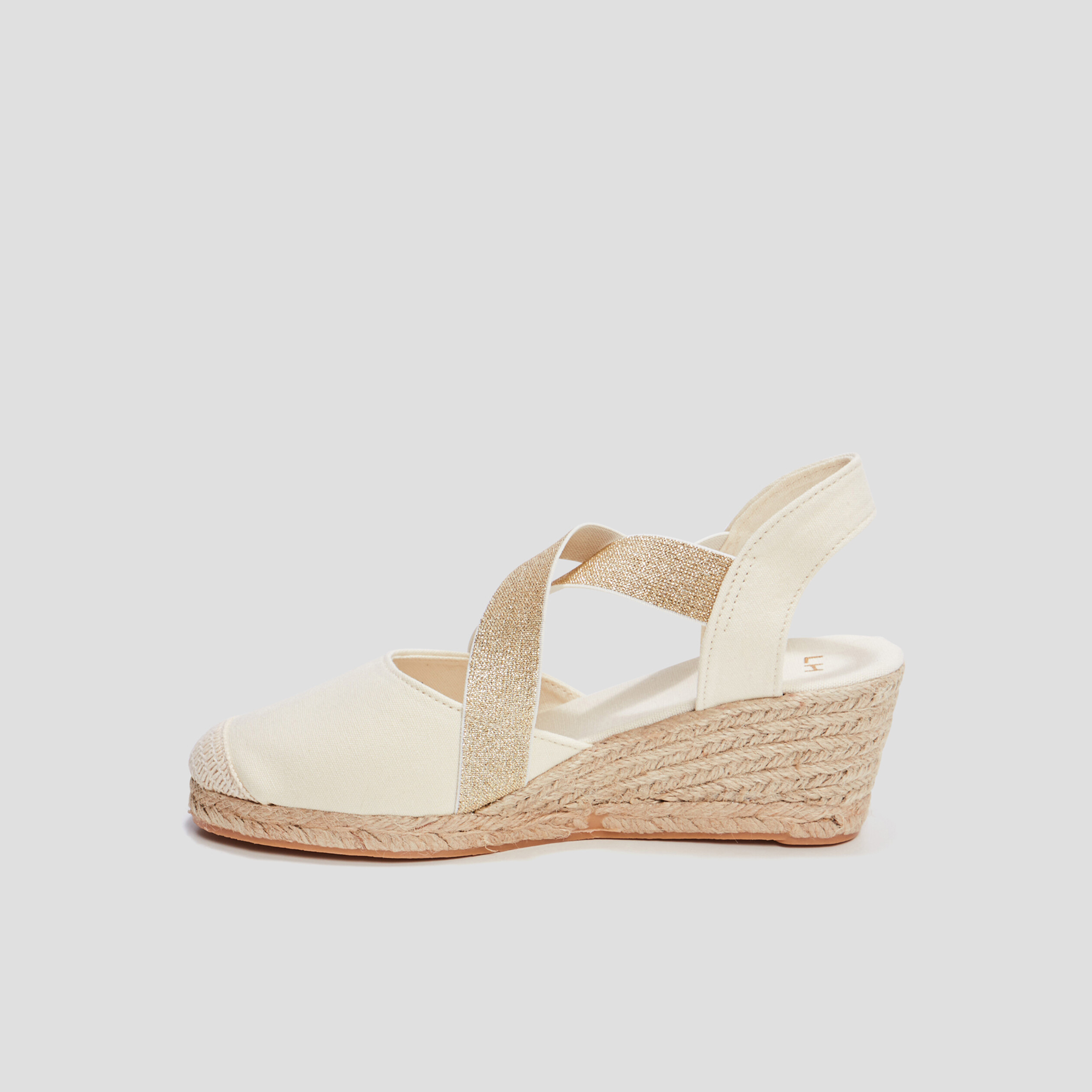 sandales espadrilles compensees sable femme Sandales espadrilles compensées sable femme