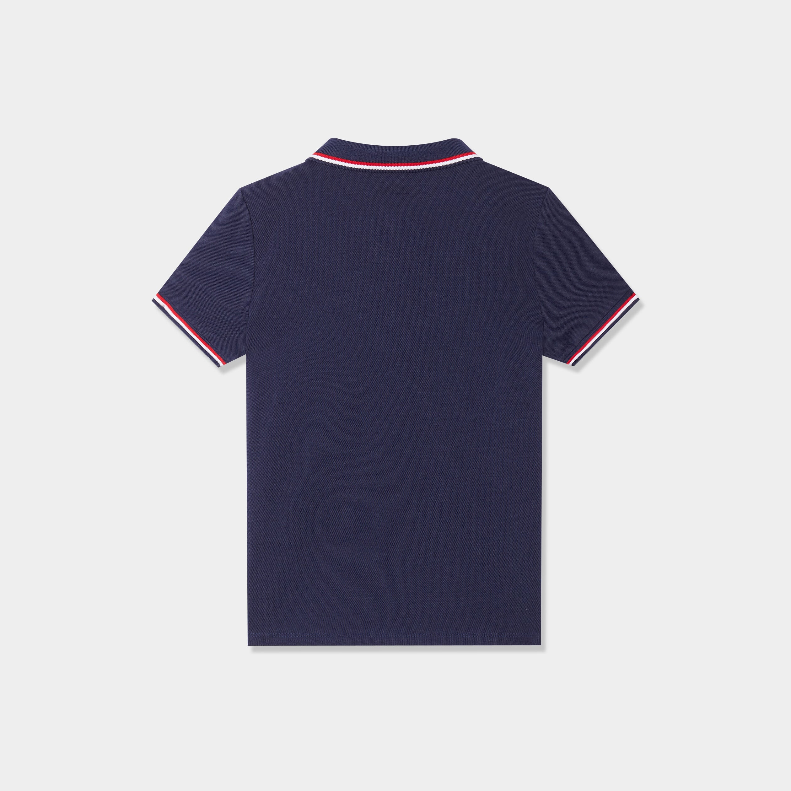 Polo manches courtes coton bleu marine gar&ccedil;on