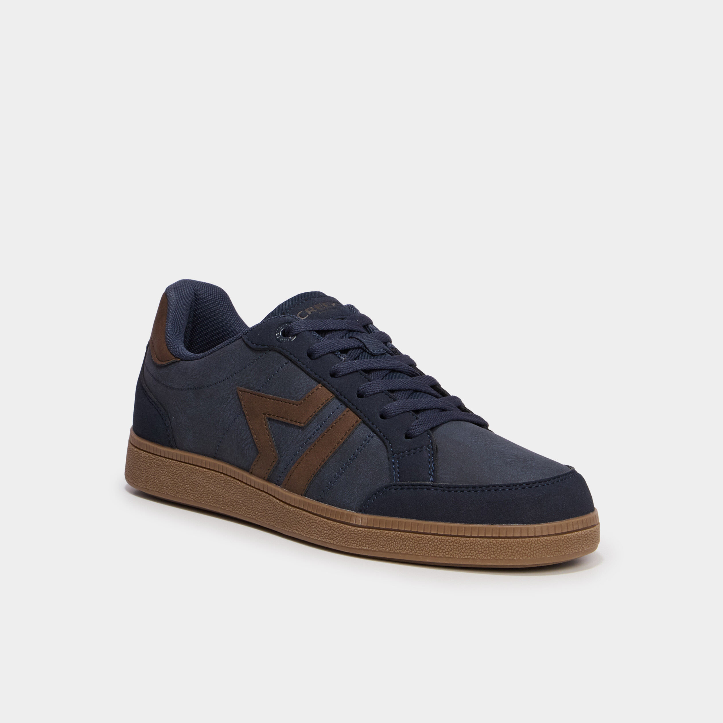Baskets &agrave; lacets bleu homme