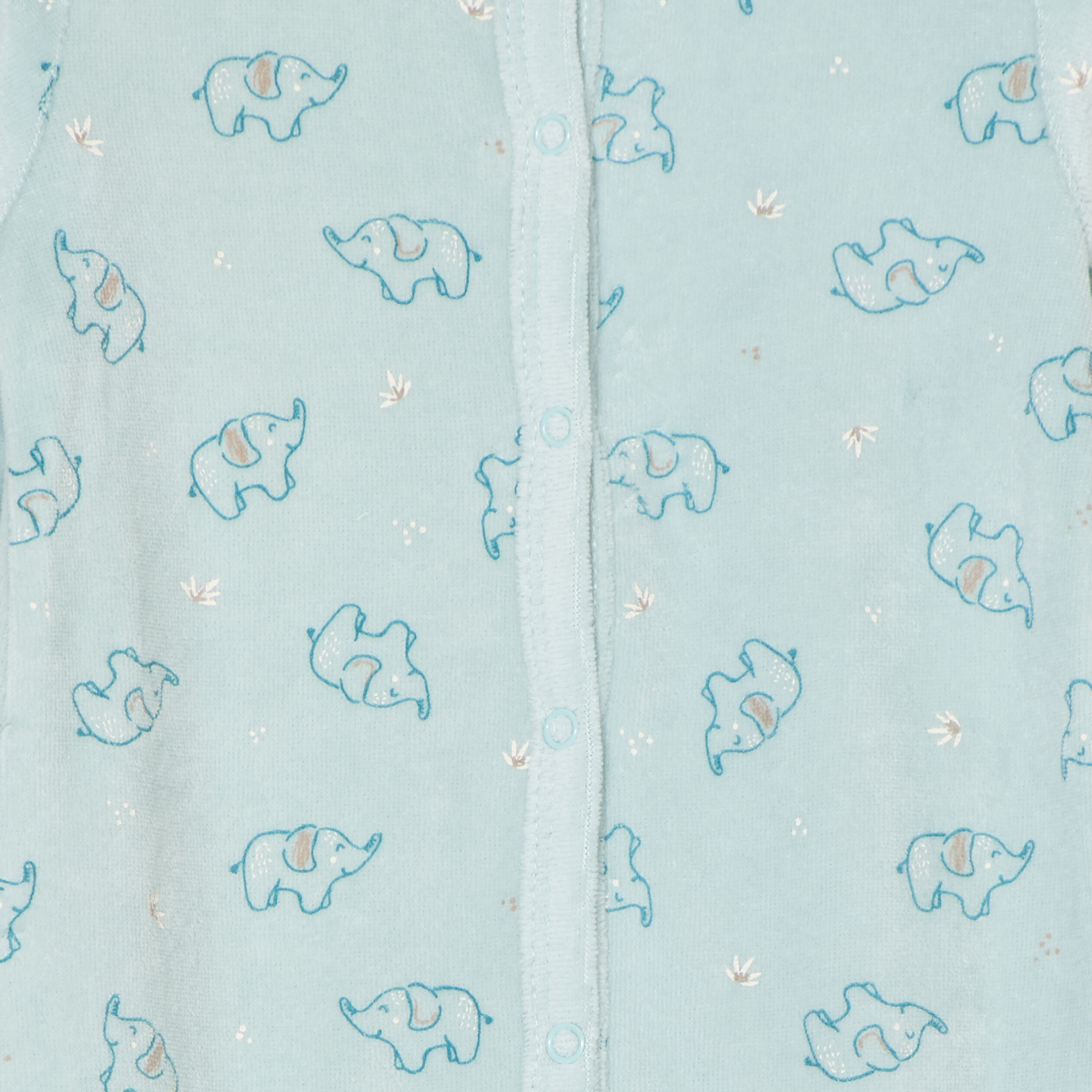 dors bien boutonne avec manches longues bleu clair bebe Dors-bien boutonné avec manches longues bleu clair bébé