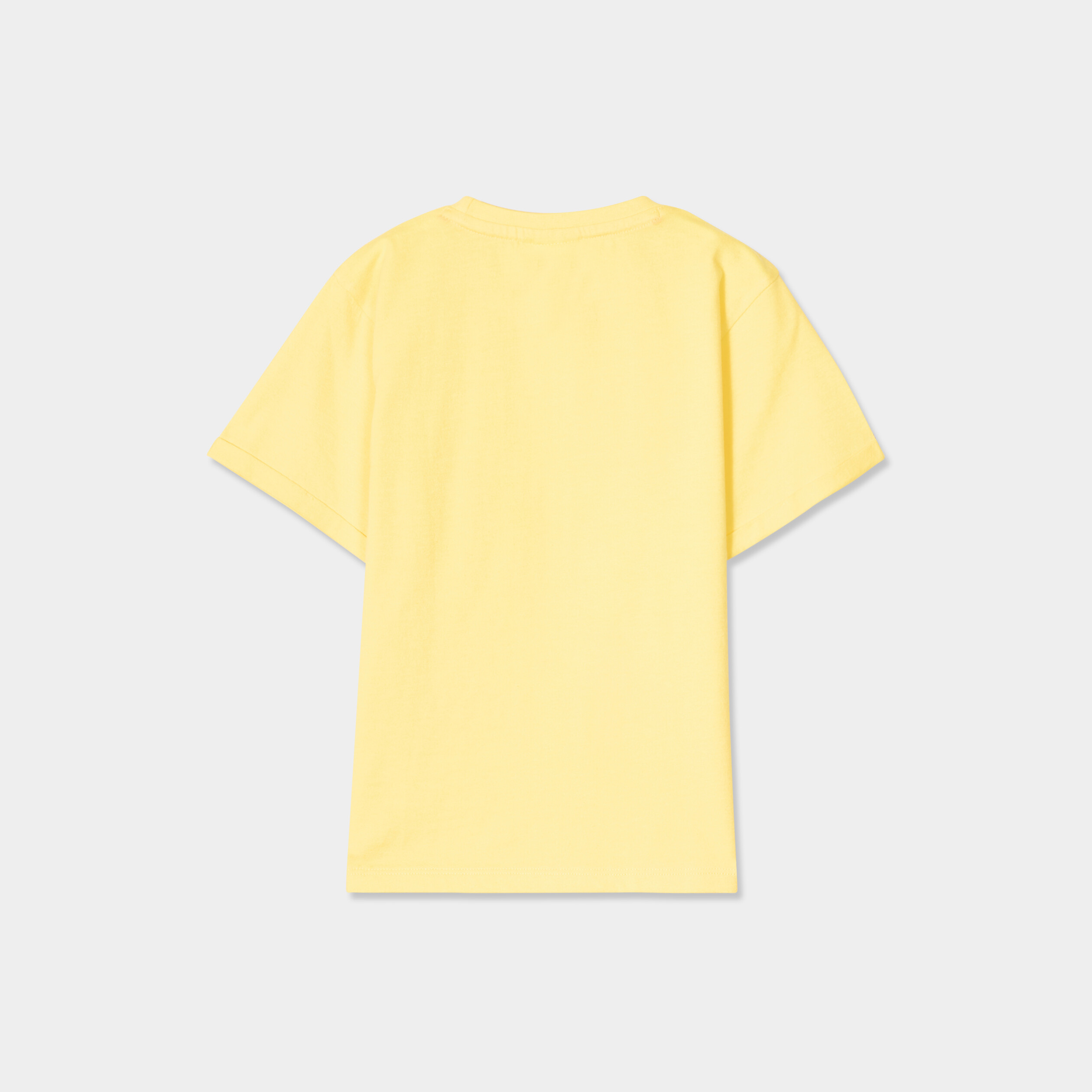 T-shirt manches courtes coton Stitch jaune fille