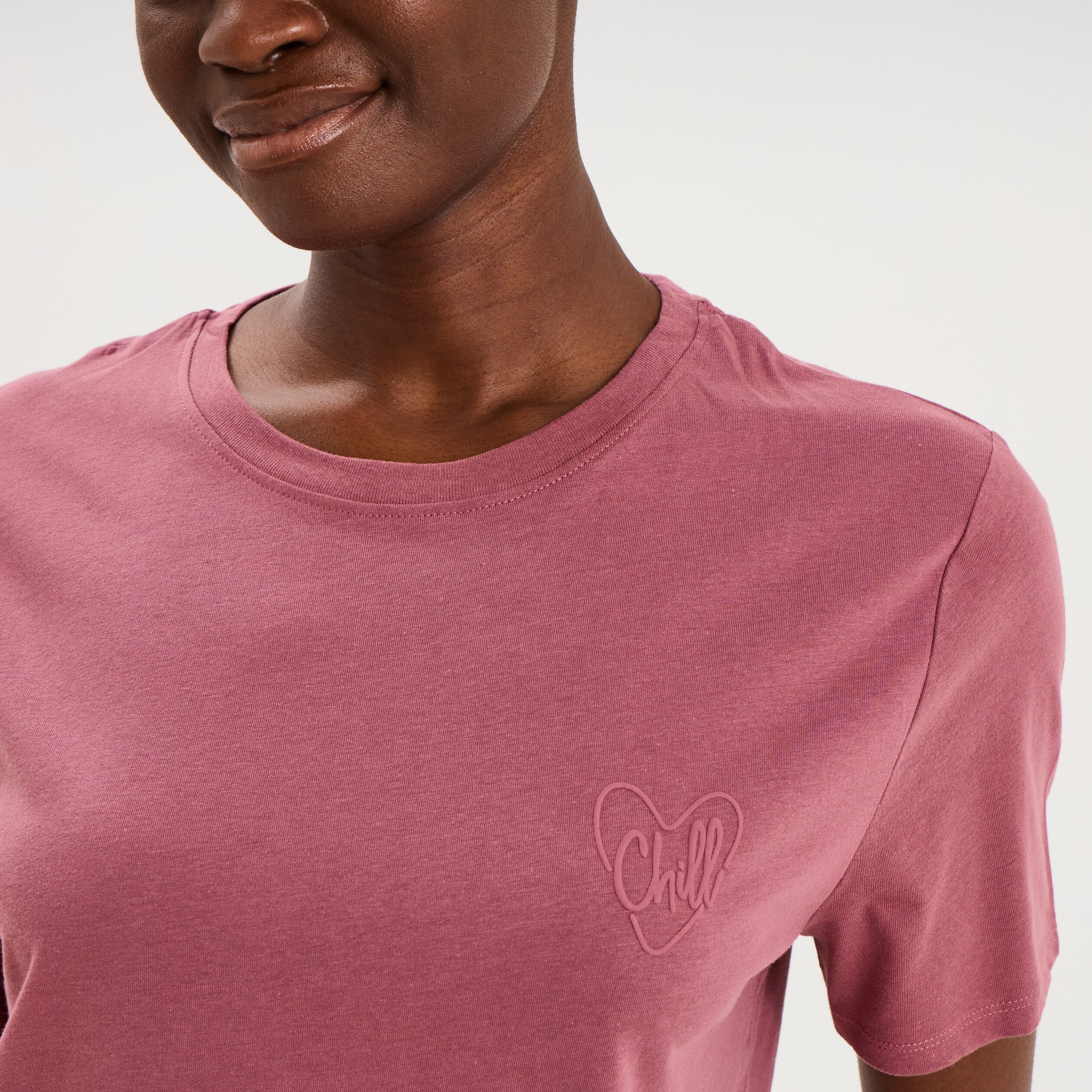 Ensemble pyjama short et t-shirt coton rose femme
