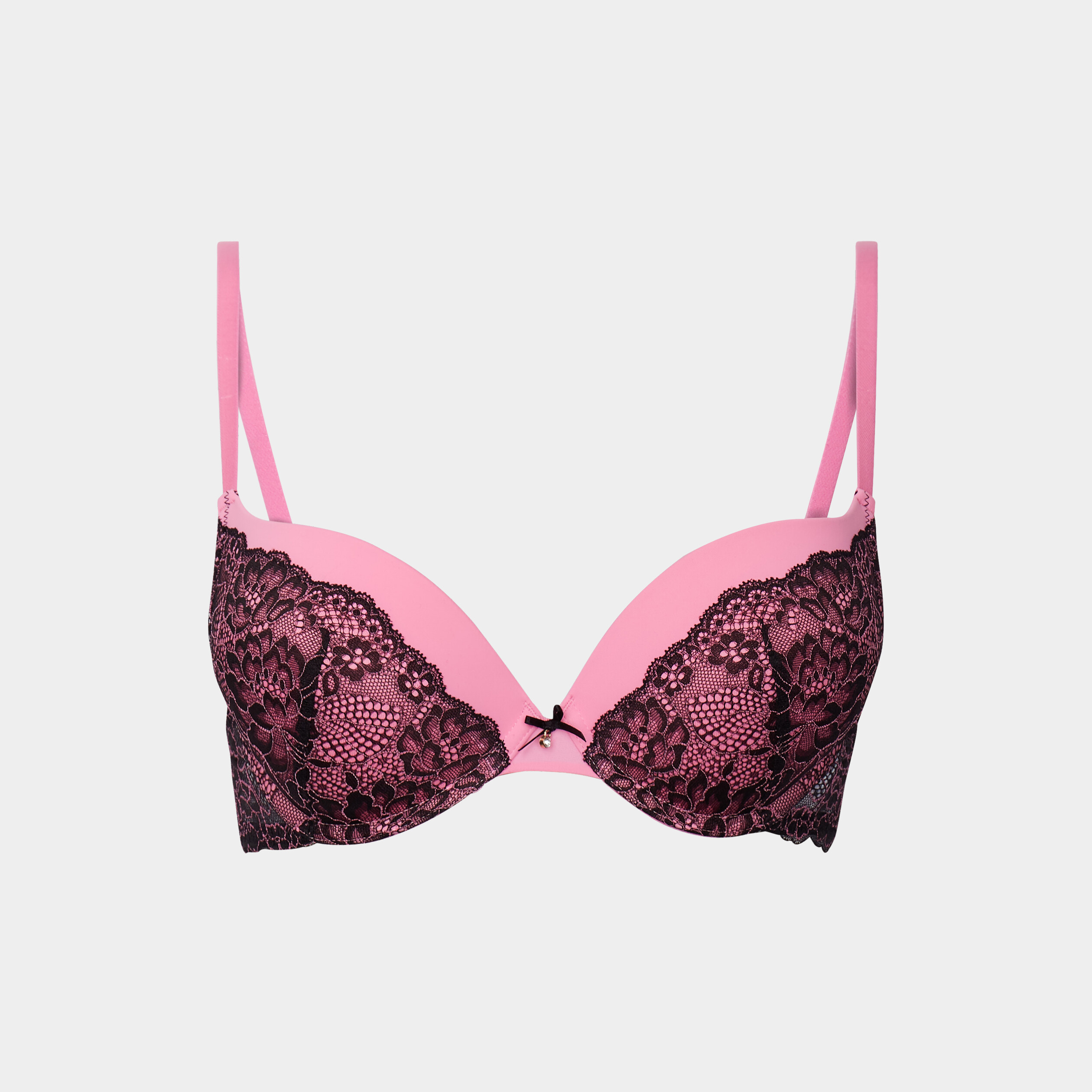 soutien gorge dentelle maxi push up rose femme Soutien-gorge dentelle maxi push-up rose femme