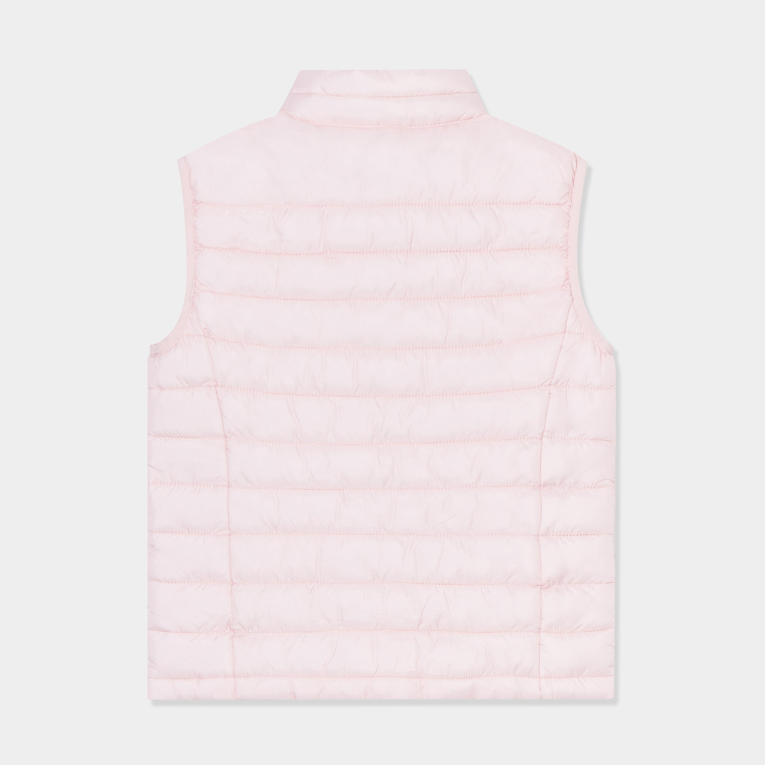 Doudoune l&eacute;g&egrave;re sans manches imperm&eacute;able rose clair fille
