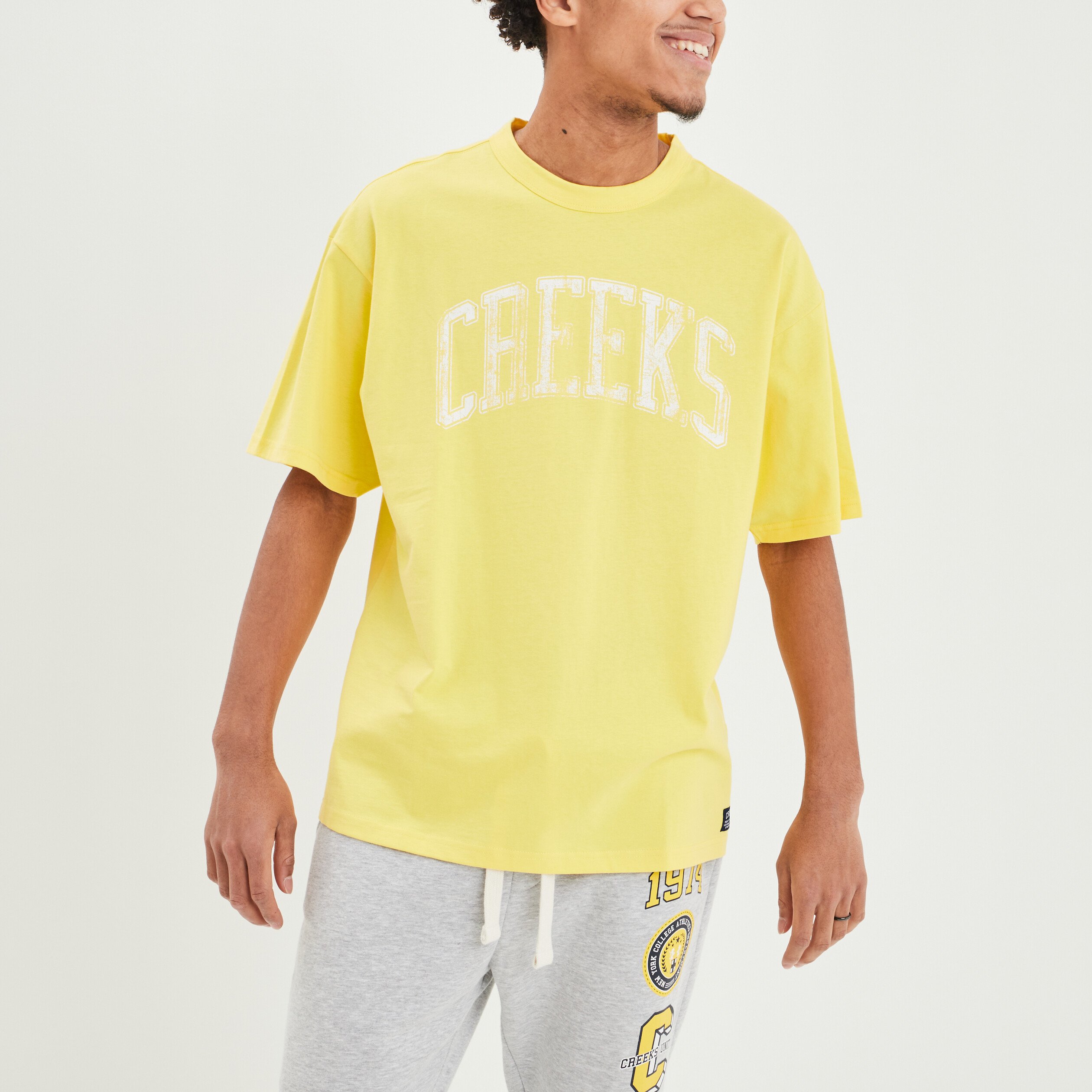 T shirt online oversize jaune
