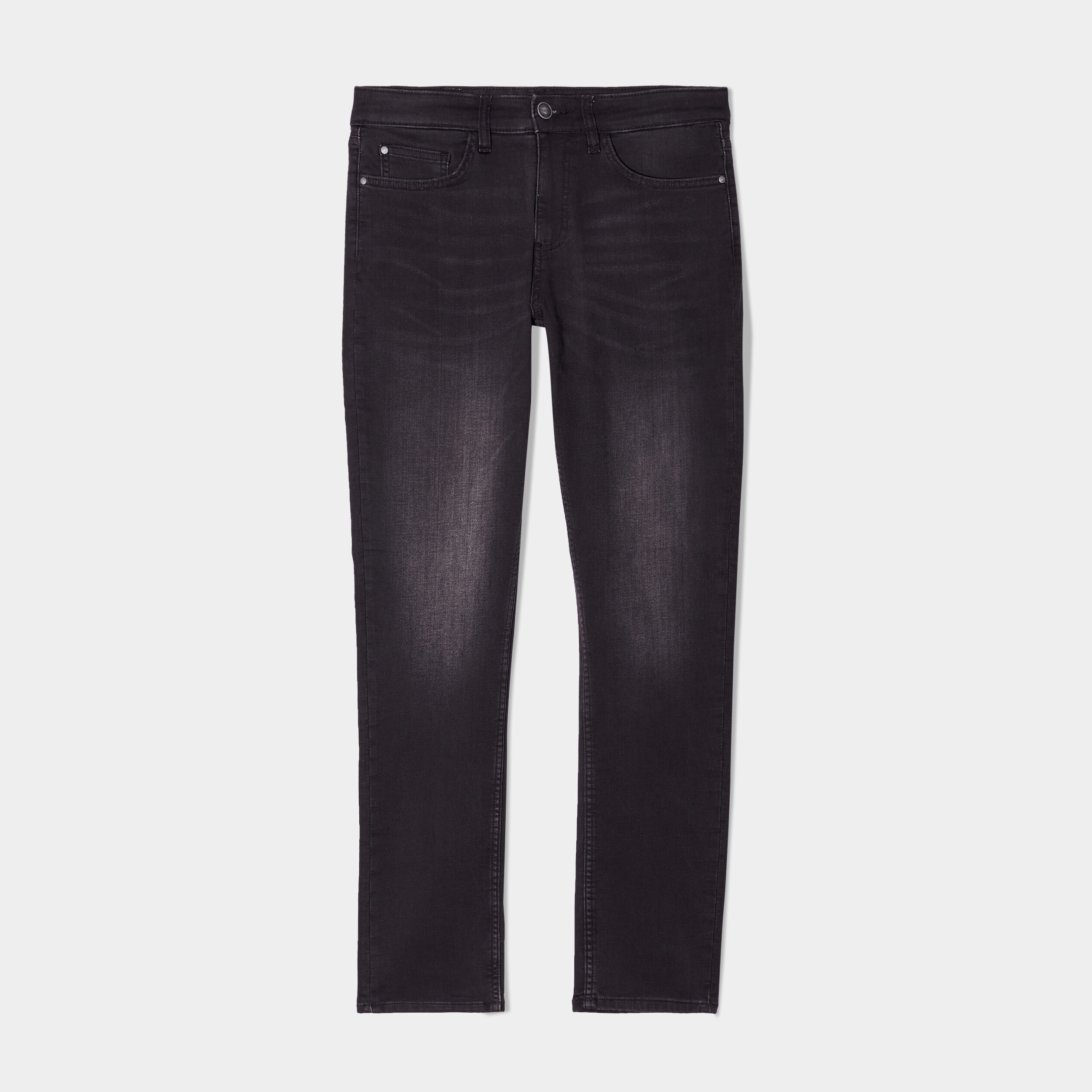 Jean stretch coupe slim denim noir homme