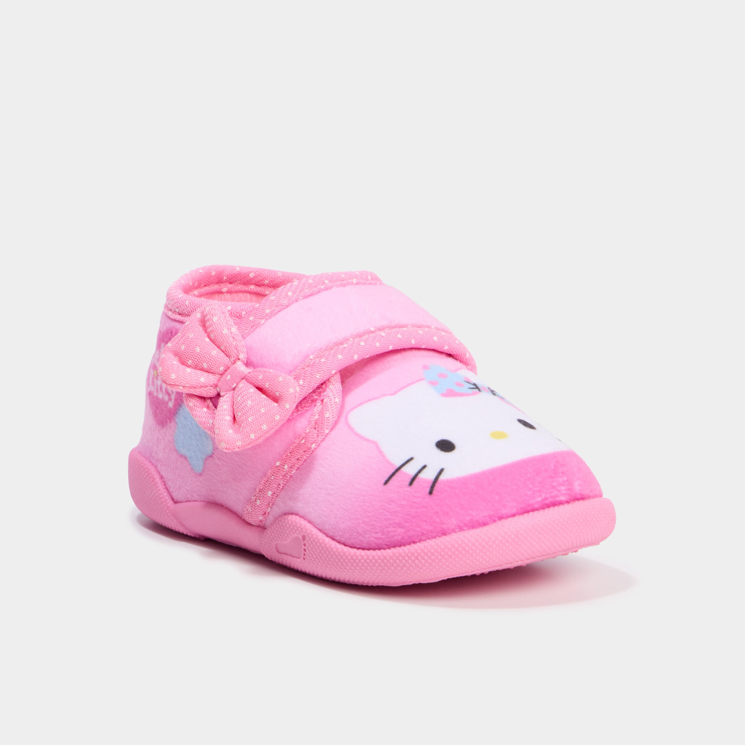 Chaussons bottillons Hello Kitty rose b&eacute;b&eacute; fille