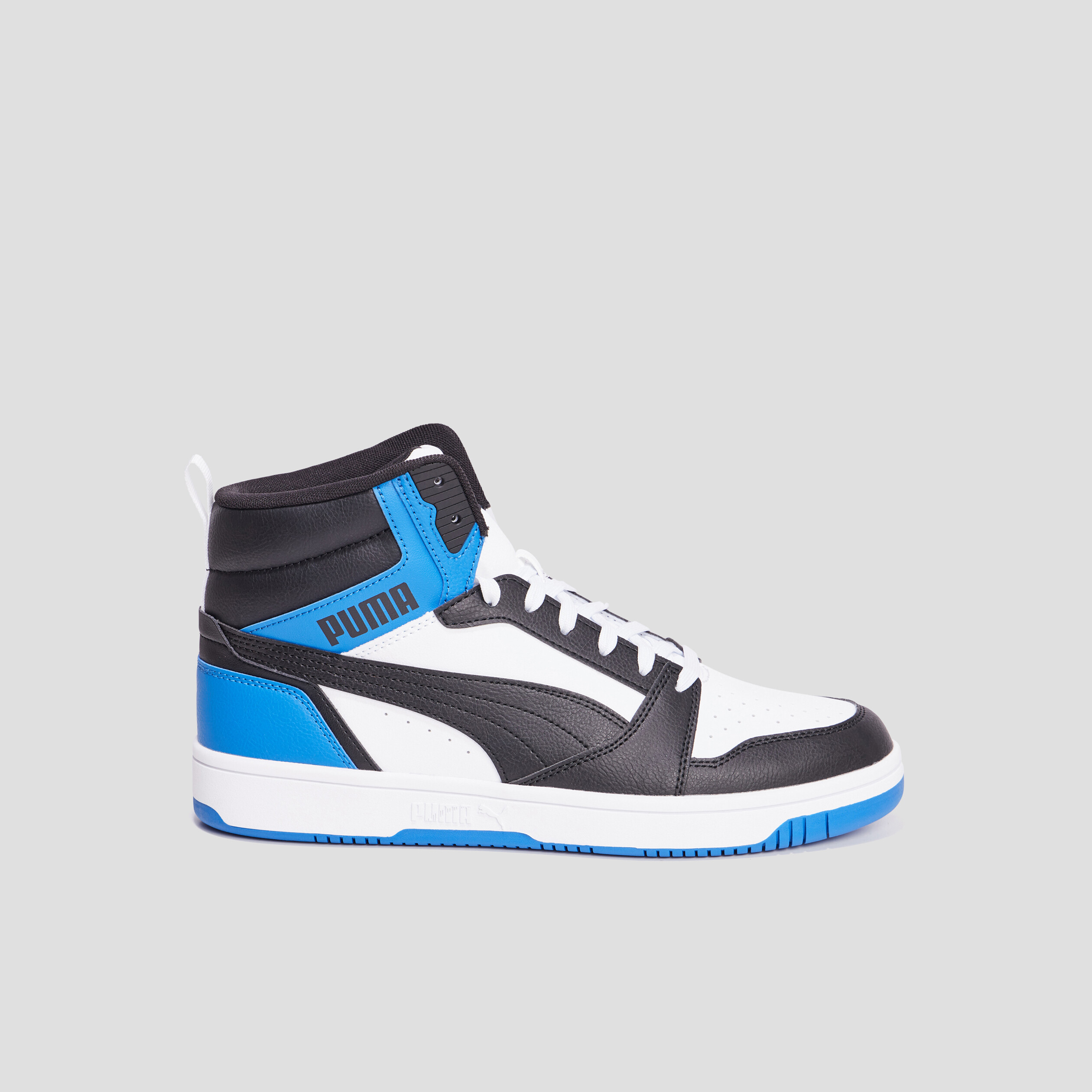 Baskets montantes lacets Puma Rebound bleu homme