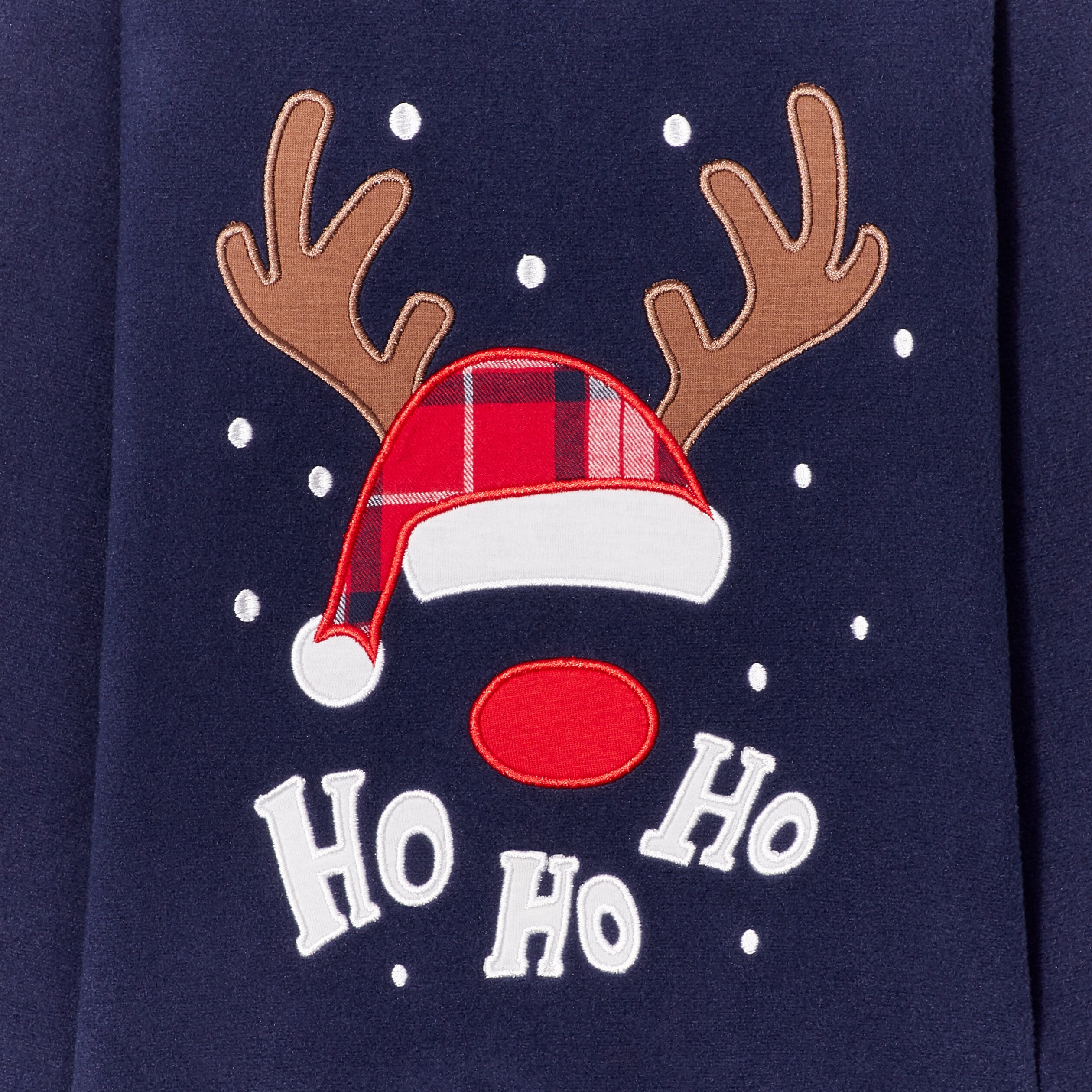 Ensemble No&euml;l 2 pi&egrave;ces effet polaire bleu marine gar&ccedil;on