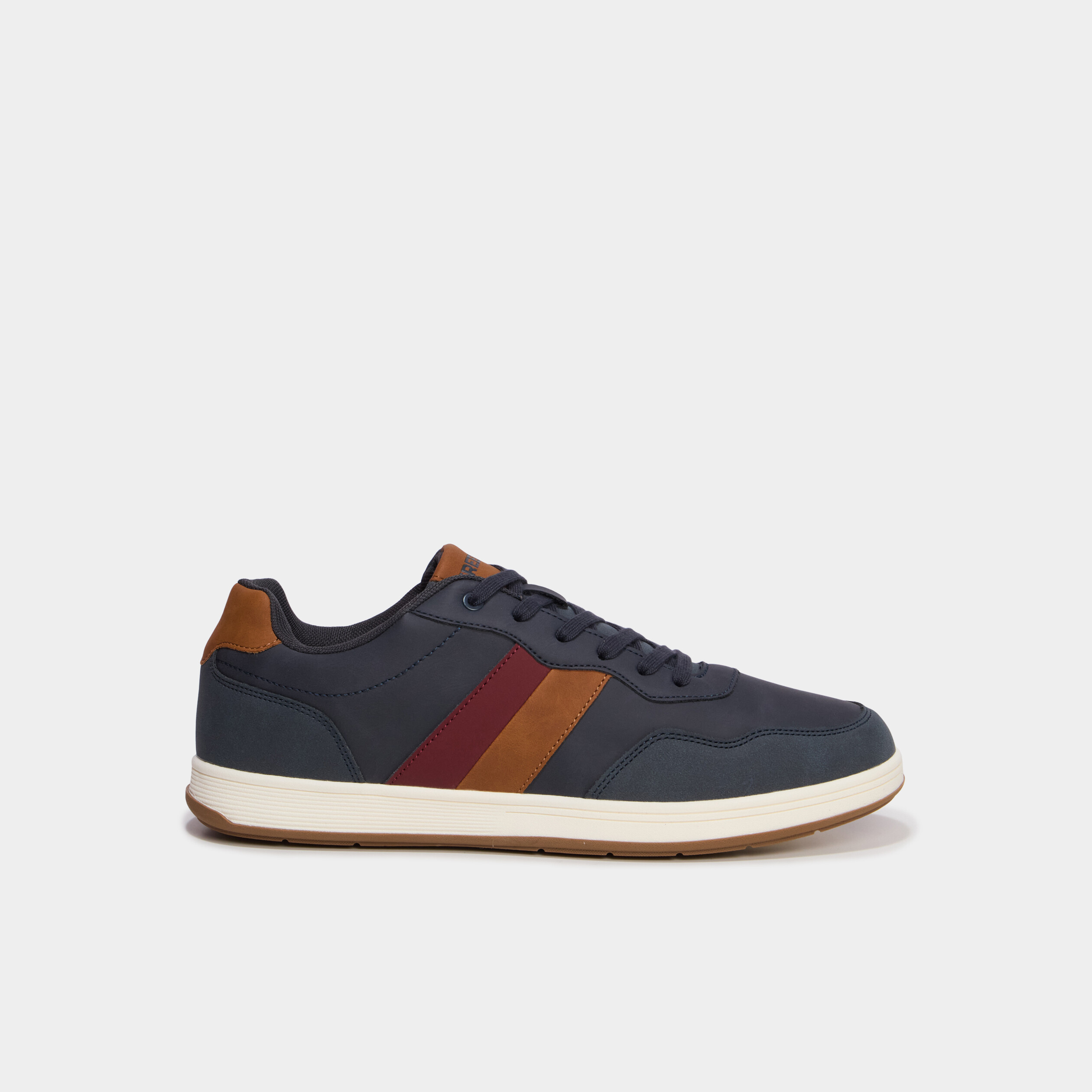 Baskets &agrave; lacets bleu homme