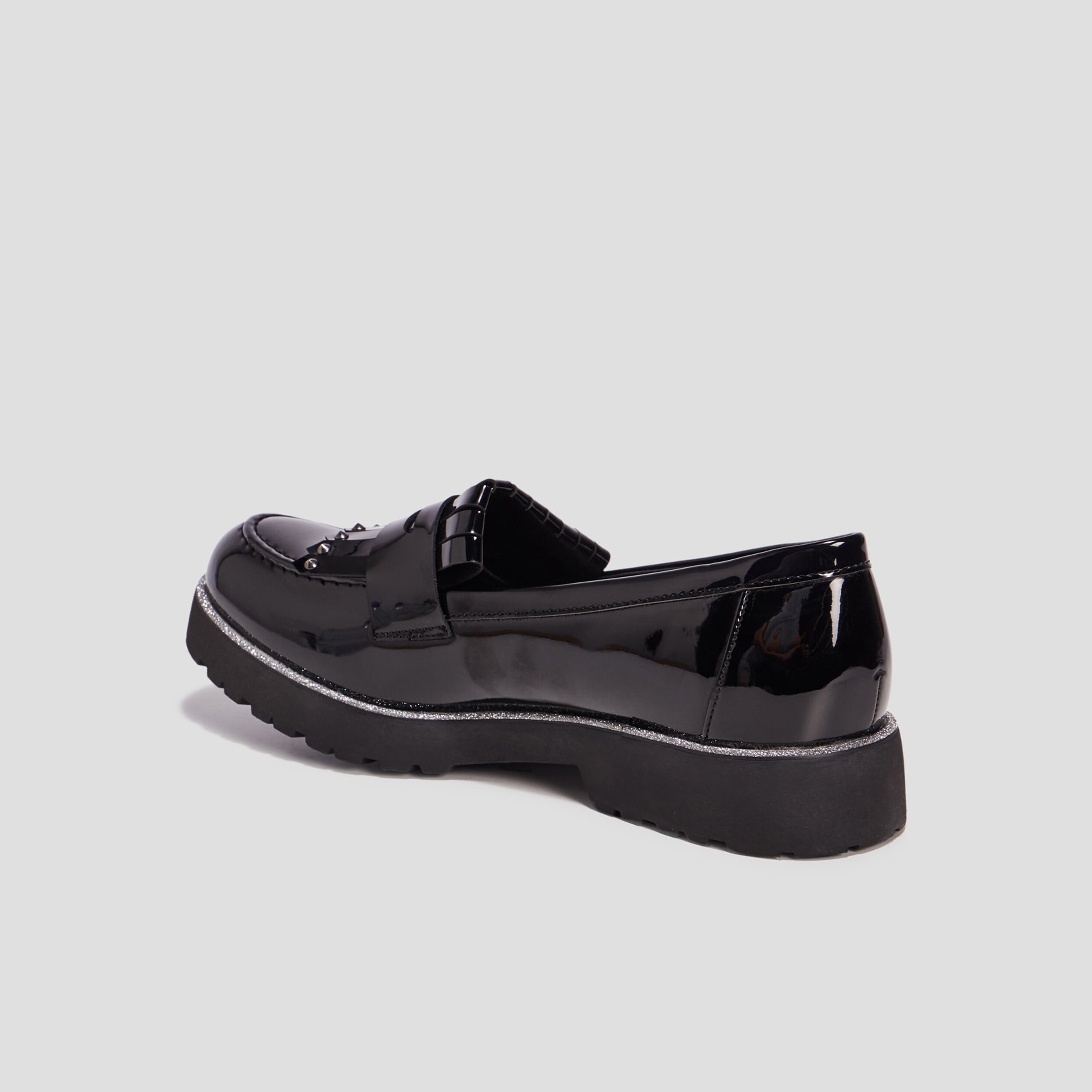 Mocassins crant&eacute;s Liberto noir femme