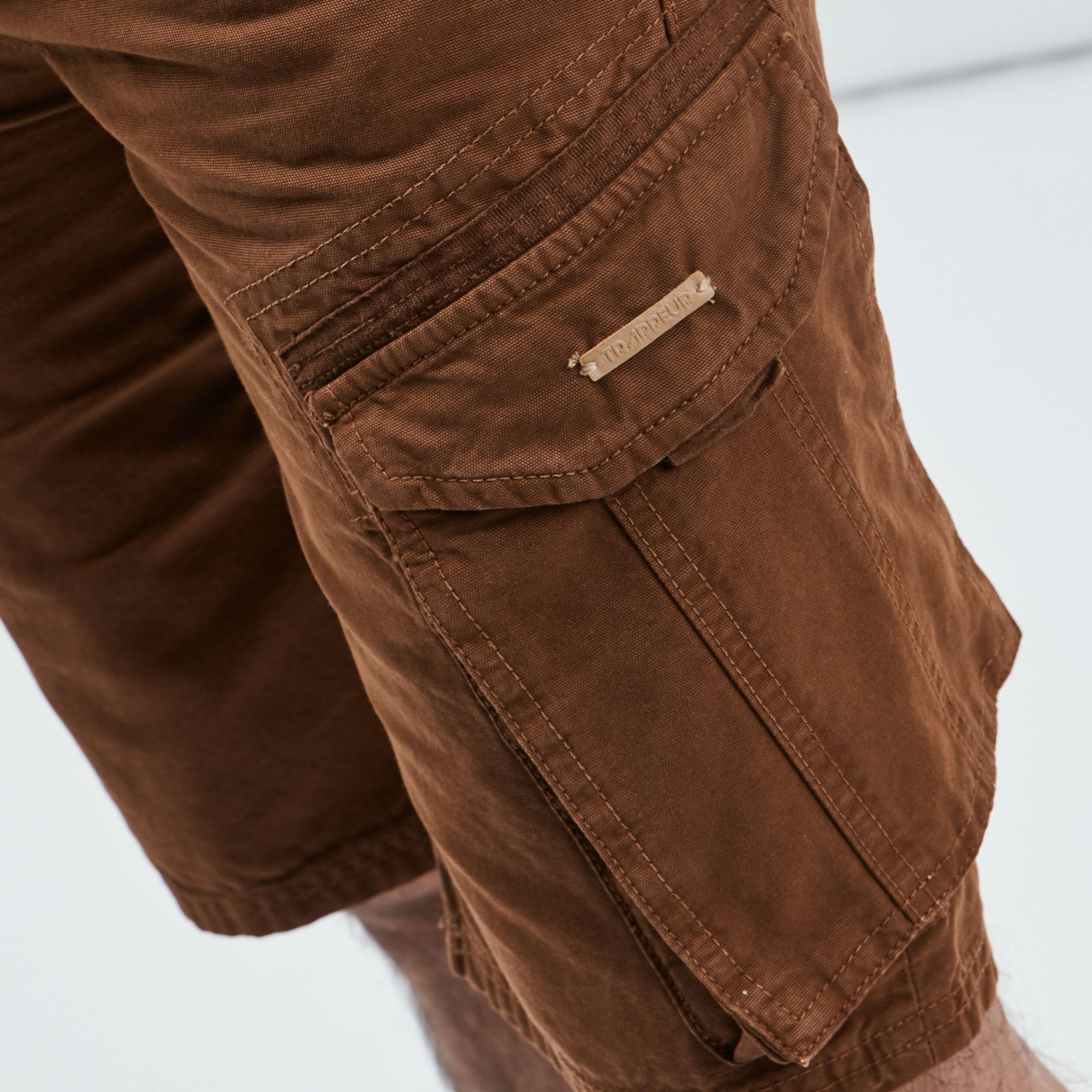 bermuda regular avec ceinture trappeur camel homme Bermuda regular avec ceinture Trappeur camel homme