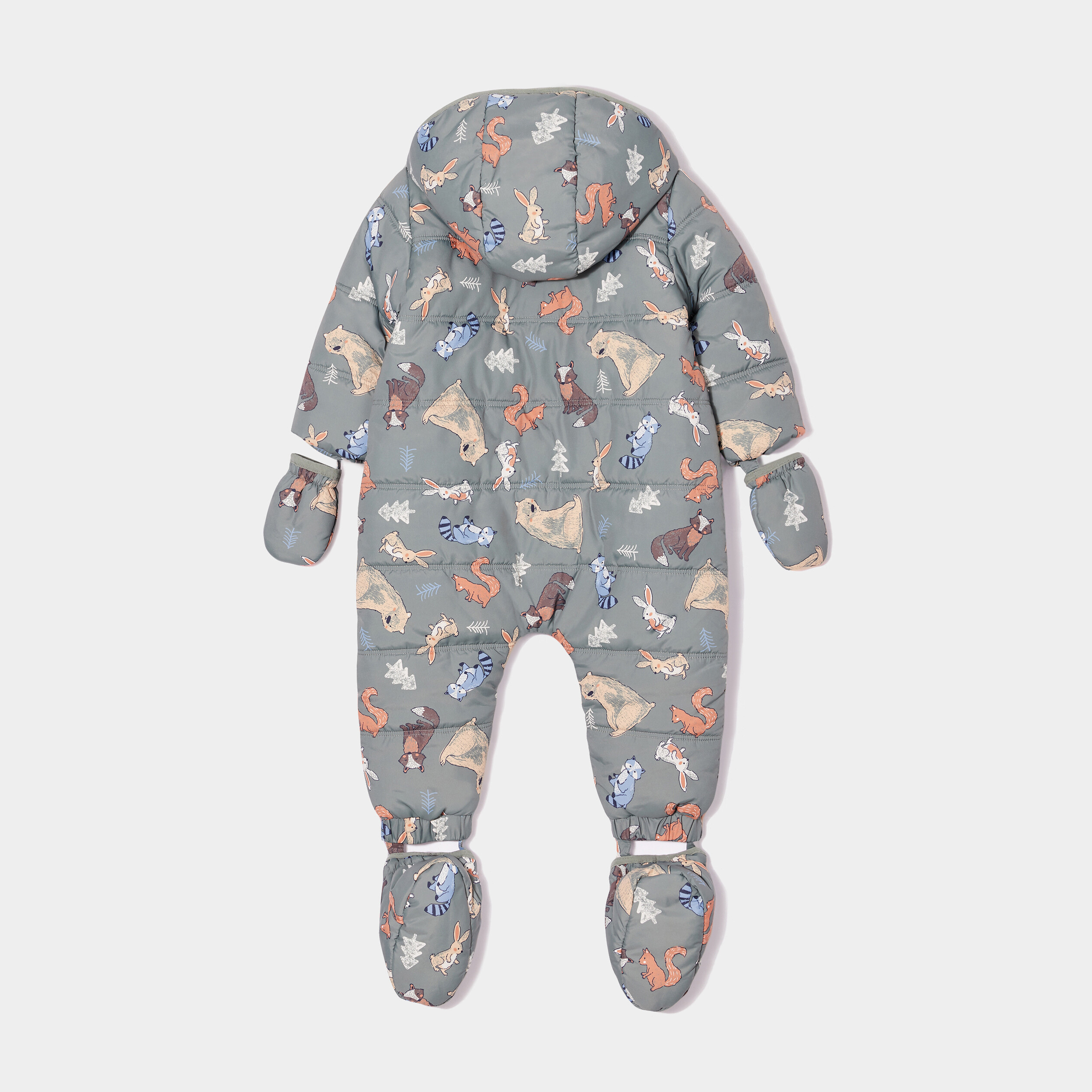 combinaison pilote a capuche creeks vert kaki bebeg Combinaison pilote à capuche Creeks vert kaki bébé garçon