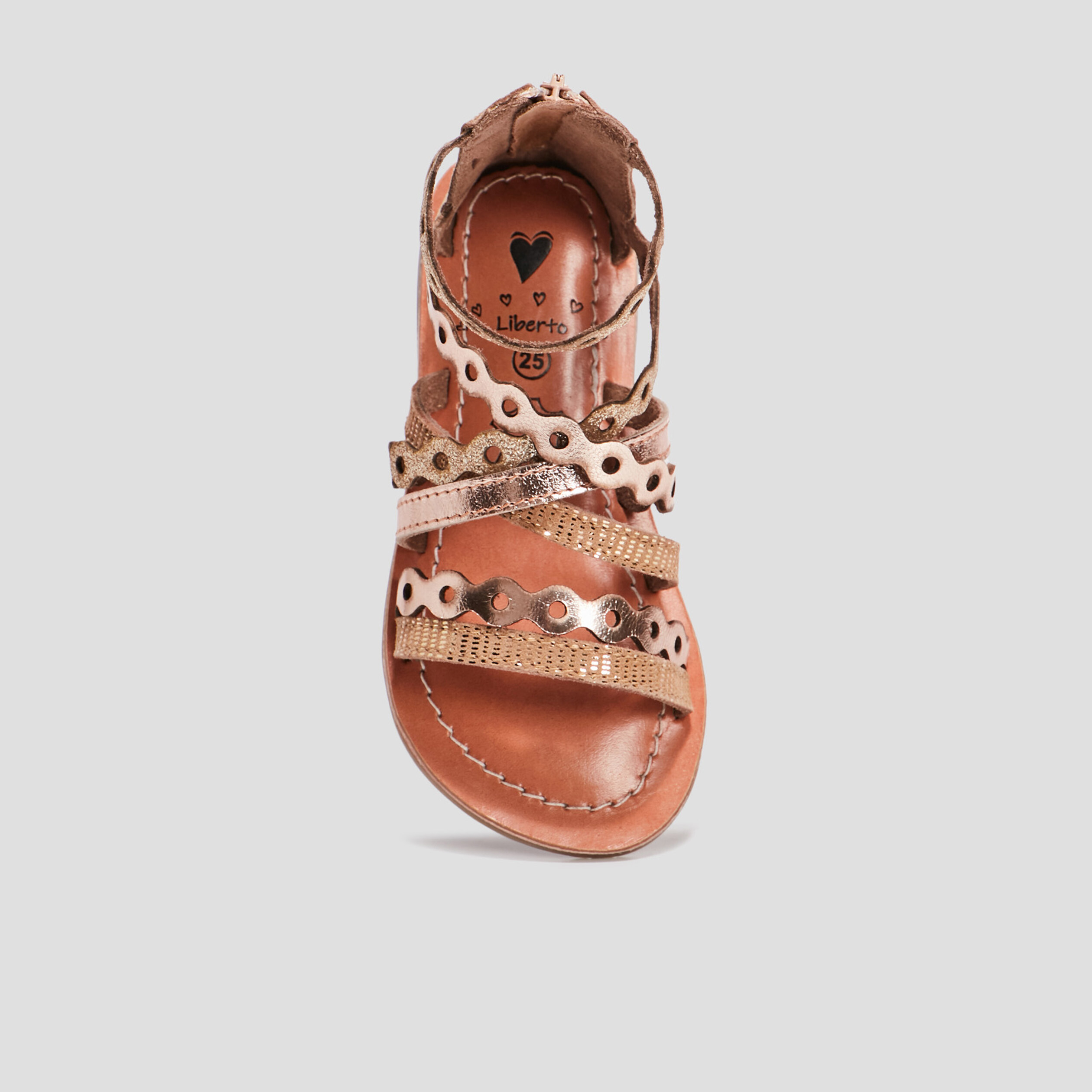 sandales en cuir liberto couleur bronze fille Sandales en cuir Liberto couleur bronze fille