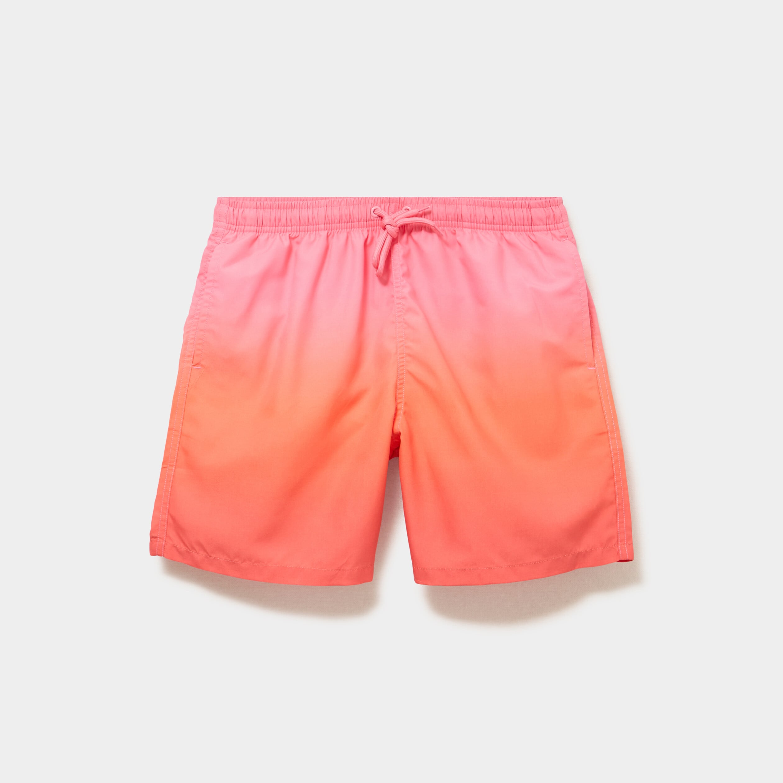 Short de bain orange homme
