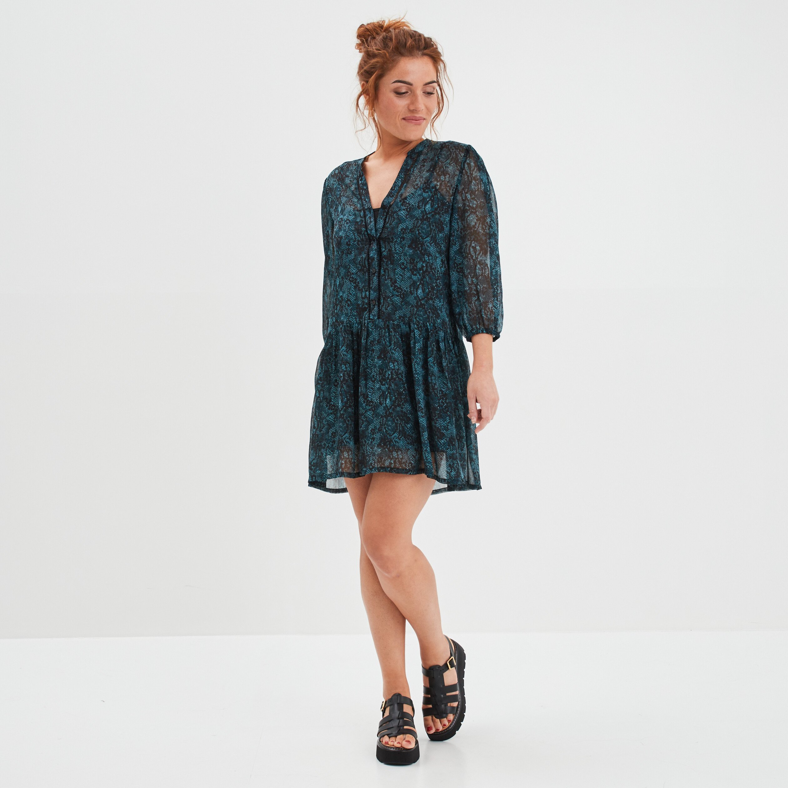 Robe fluide sales femme courte