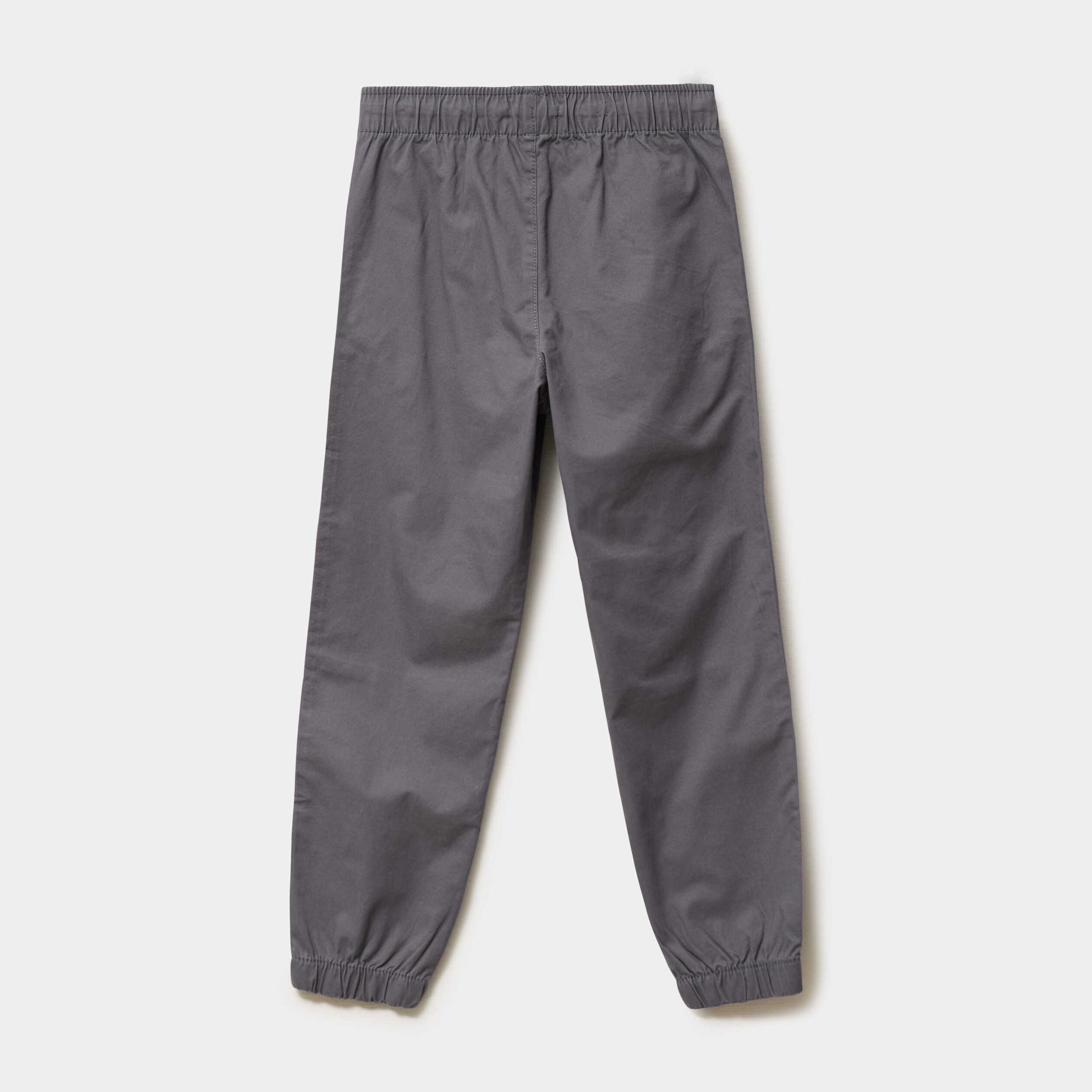 pantalon battle taille elastiquee coton gris fonce garcon Pantalon battle taille élastiquée coton gris foncé garçon