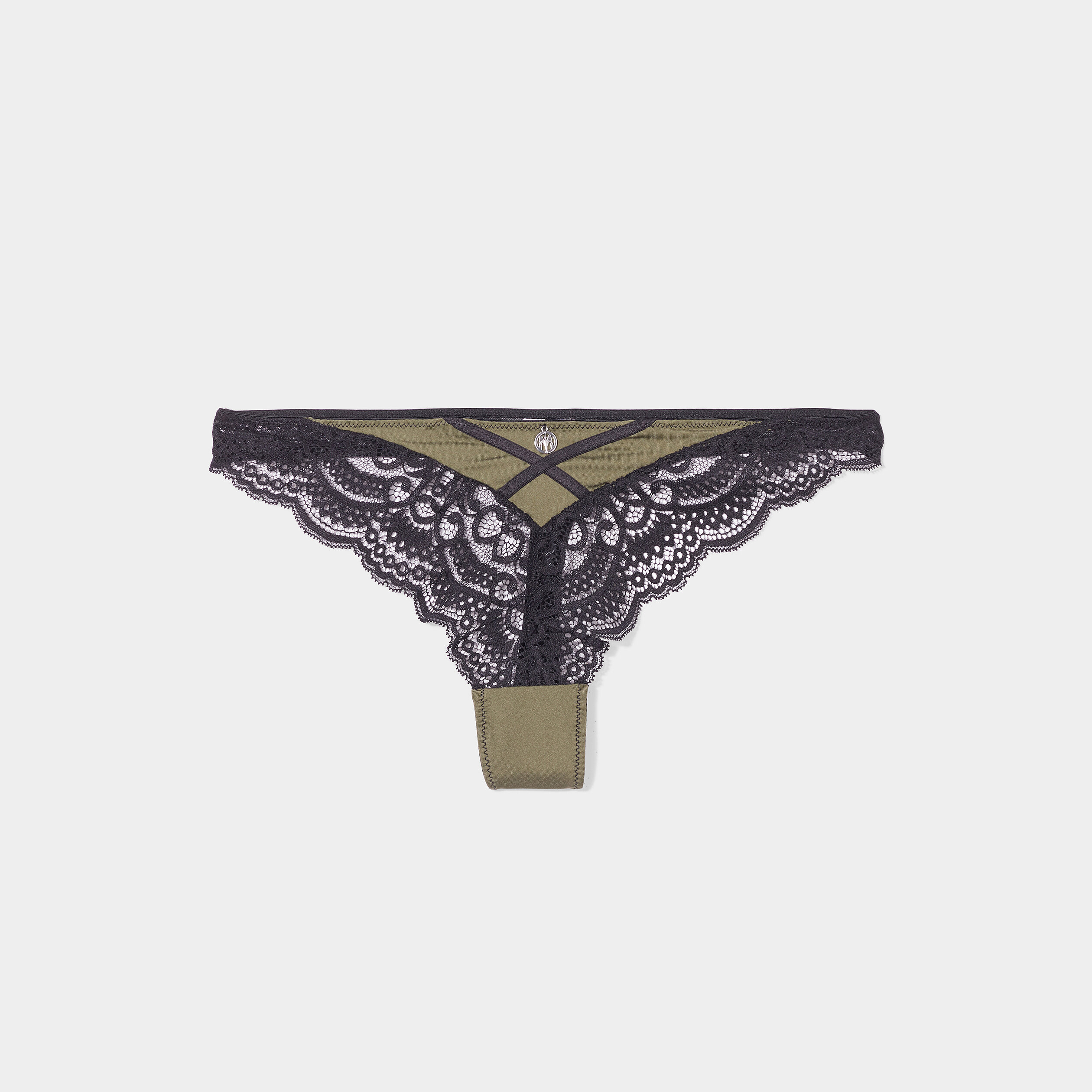 String Ficelle Réglable Femme - Dentelle Et Strass - Coton Doublure - Taille S à 4XL - Invisible Sous Vêtements