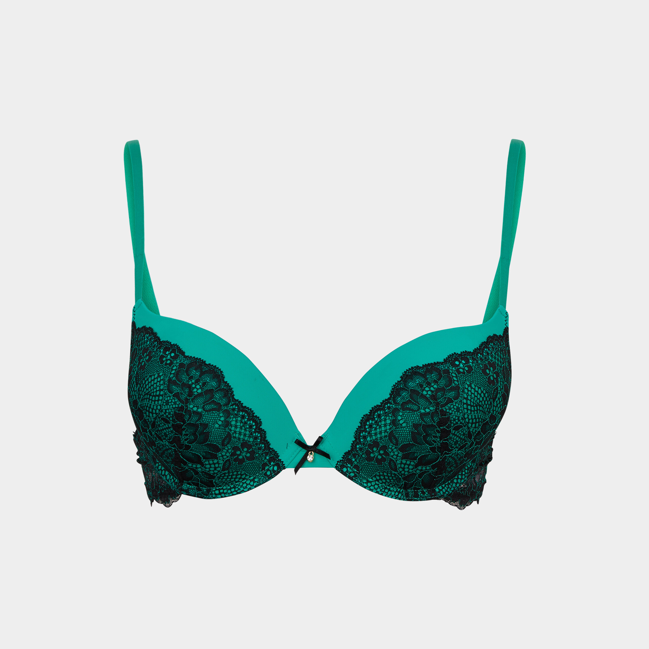 soutien gorge dentelle maxi push up vert menthe femme Soutien-gorge dentelle maxi push-up vert menthe femme