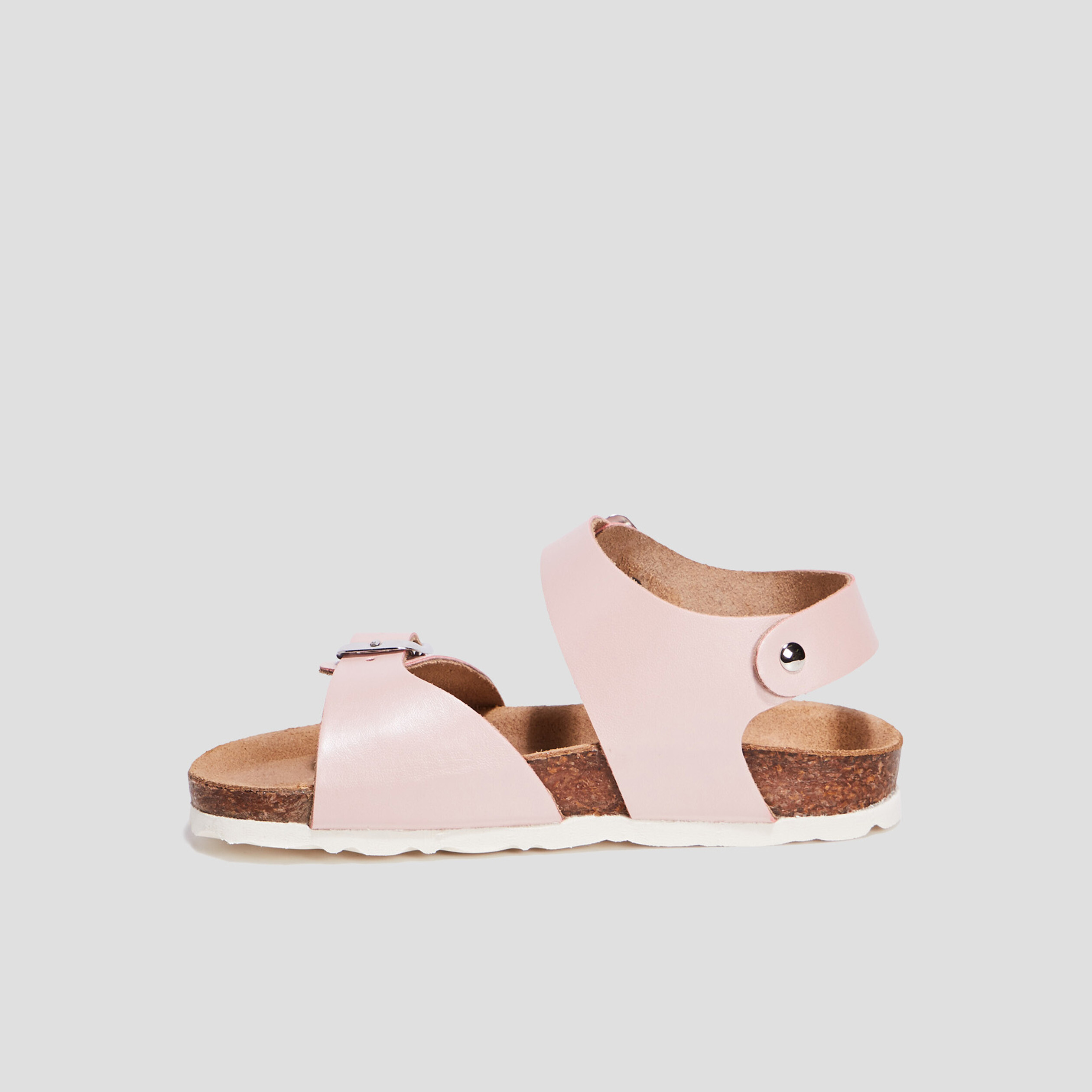 sandales en cuir rose fille Sandales en cuir rose fille