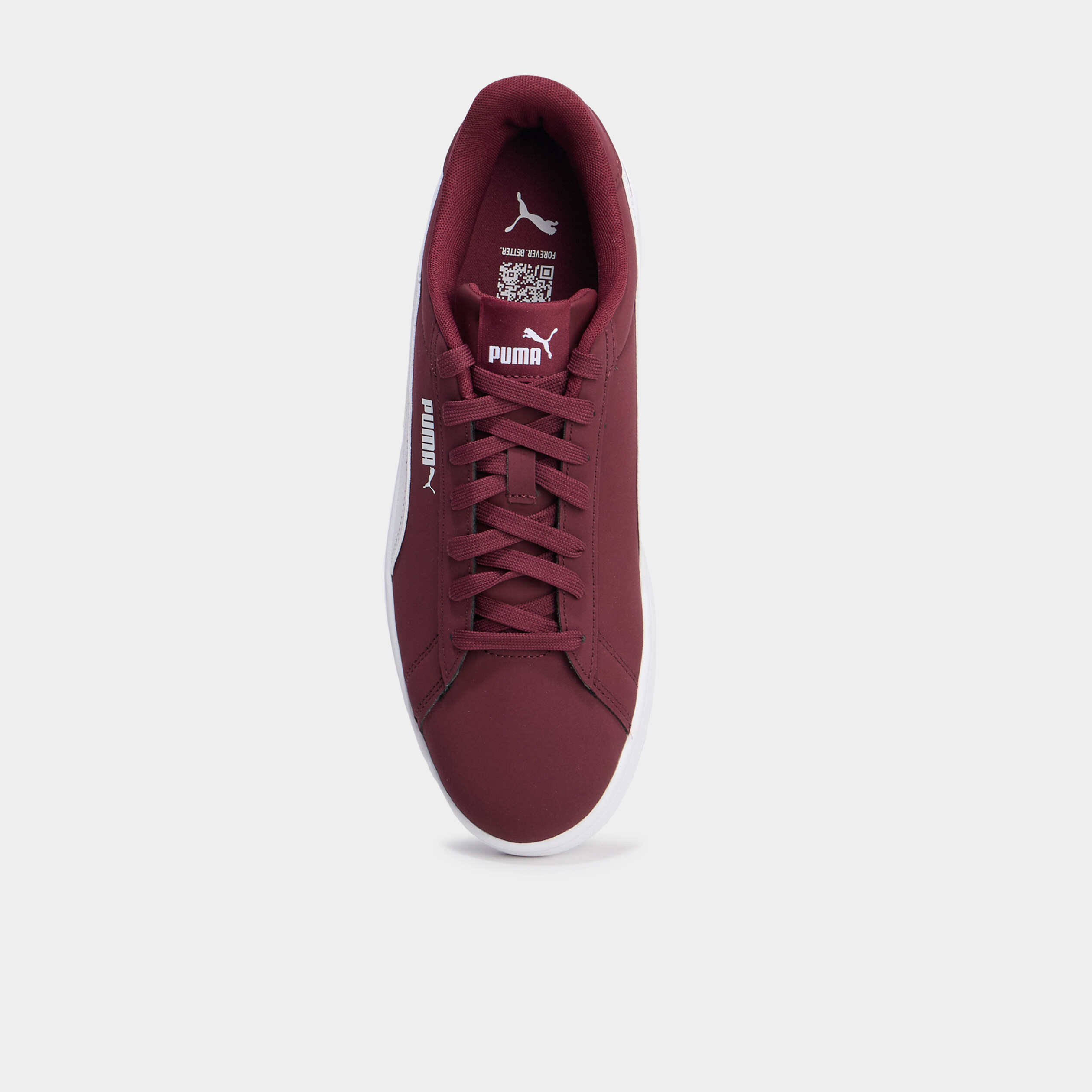 Tennis basses Puma Smash Buck V3 bordeaux homme