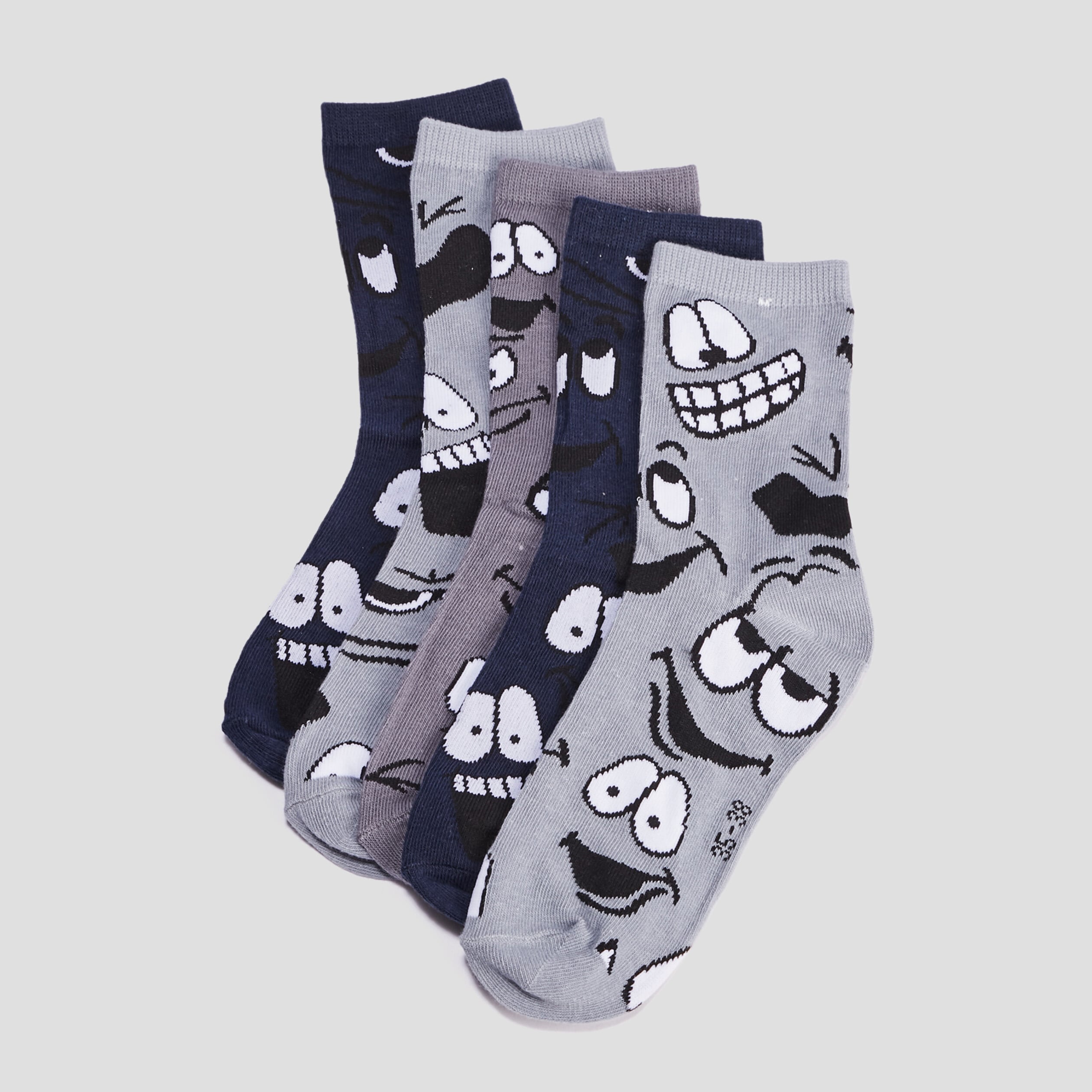Lot 5 paires chaussettes multicolore gar&ccedil;on