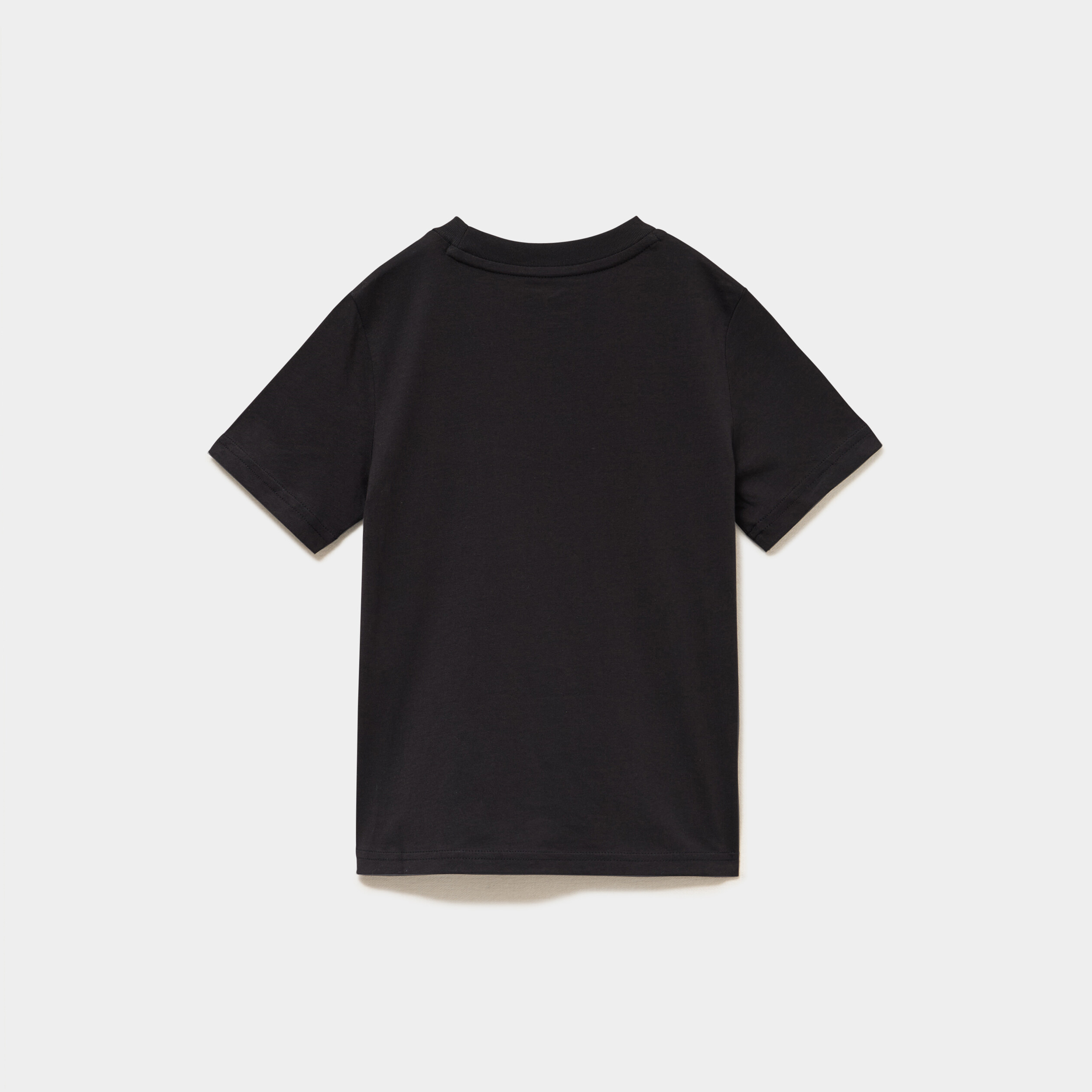 T-shirt manches courtes coton Puma noir gar&ccedil;on