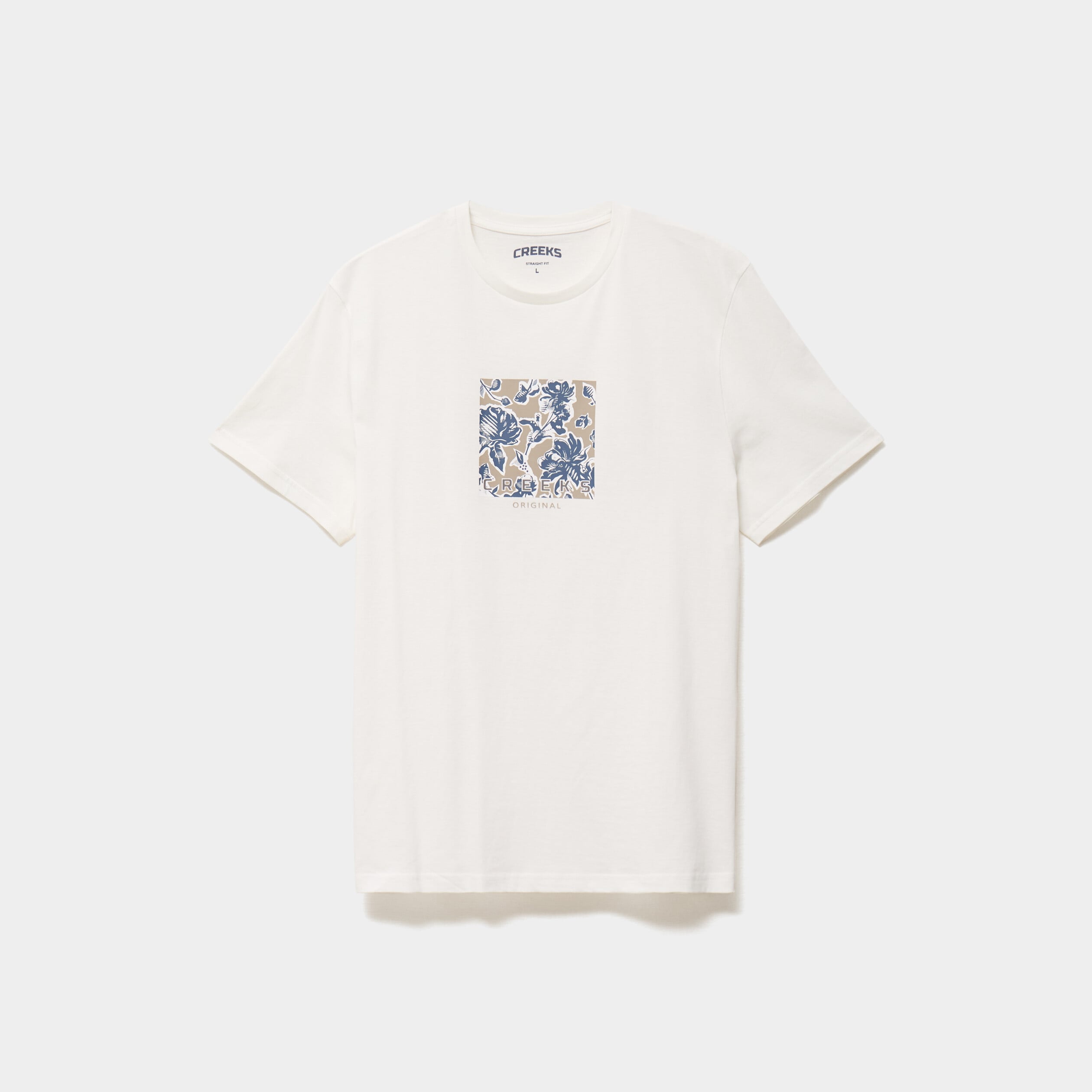 T-shirt manches courtes coton blanc homme
