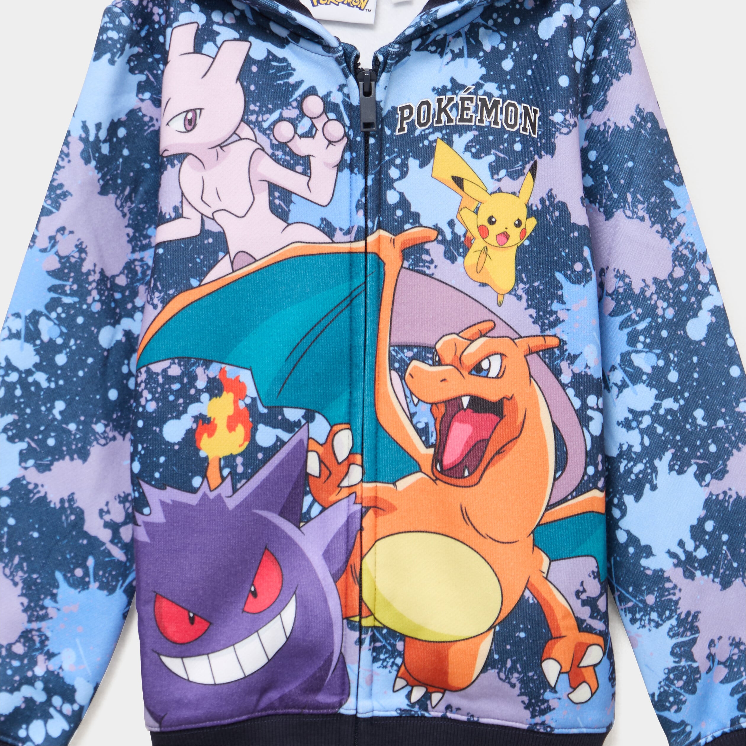 Sweat zipp&eacute; &agrave; capuche Pok&eacute;mon bleu gar&ccedil;on