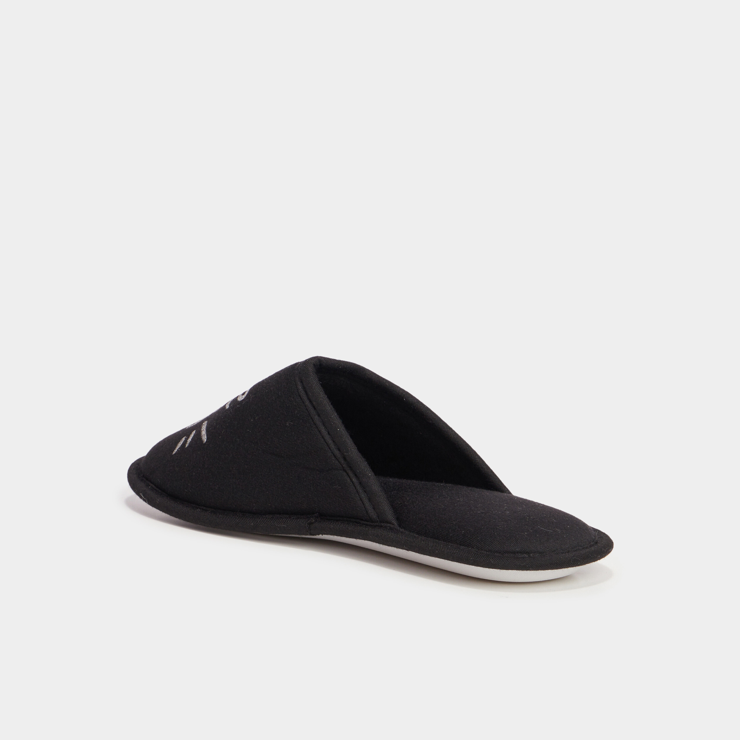 chaussons mules noir femme Chaussons mules noir femme
