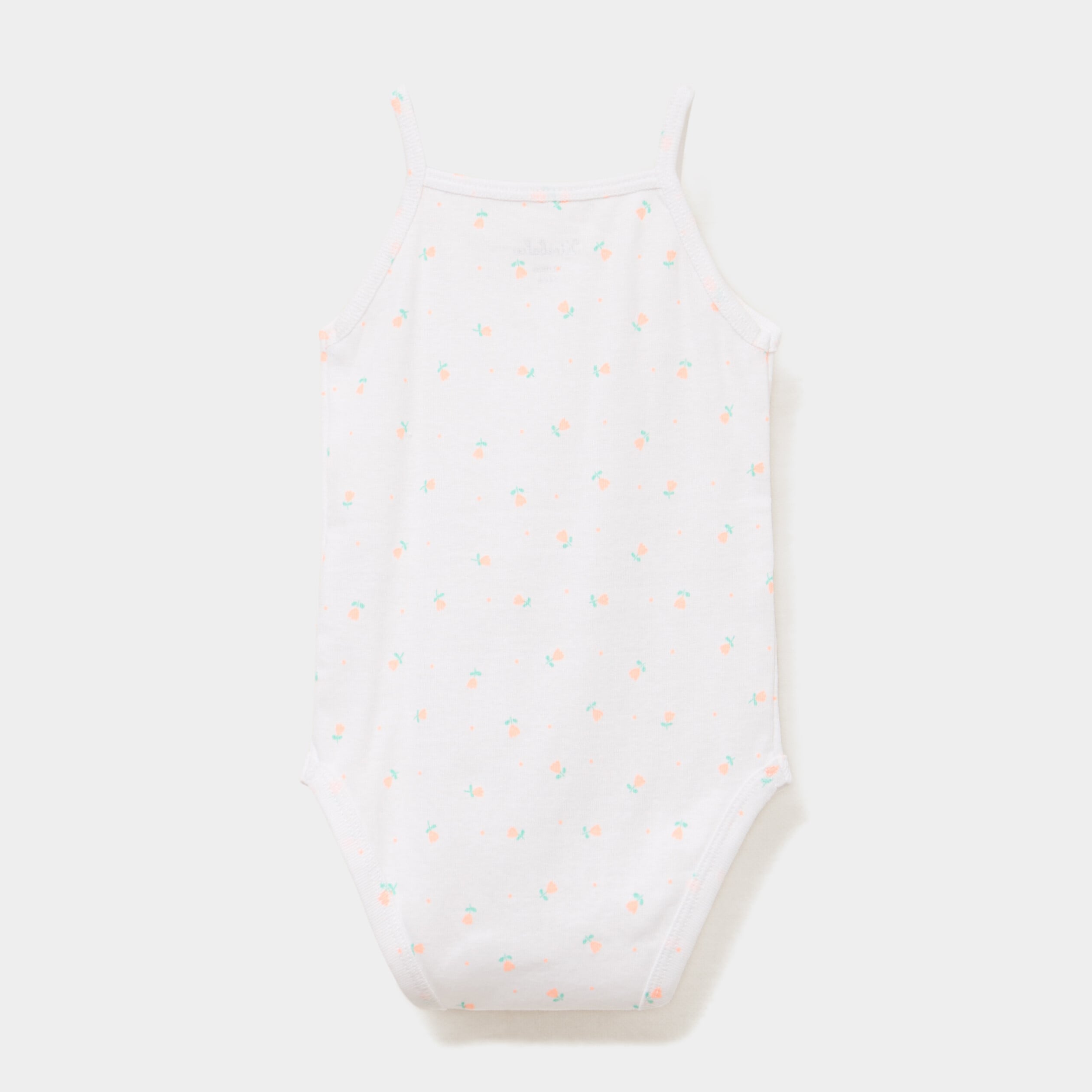 Lot 3 bodies coton bretelles fines rose clair b&eacute;b&eacute;