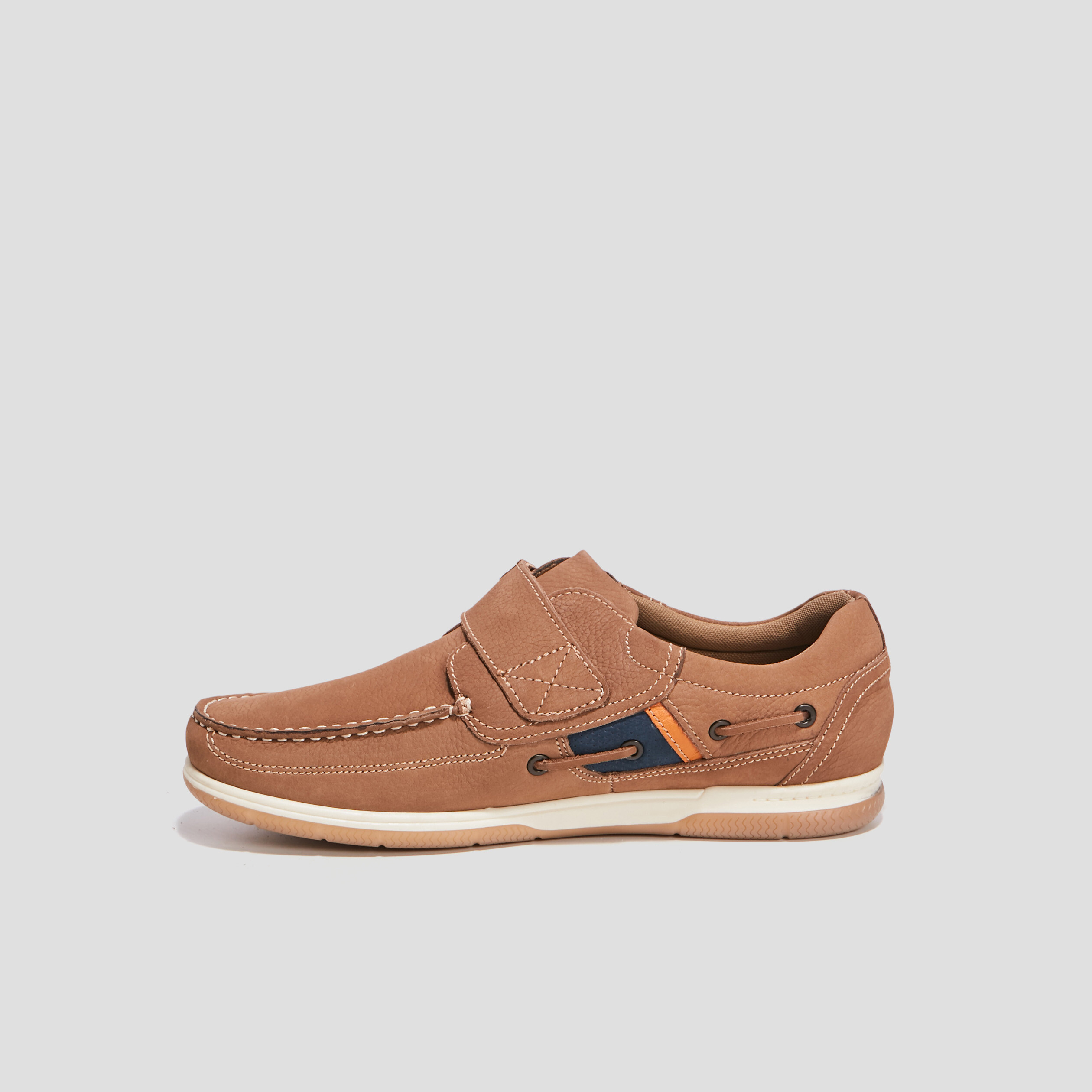 chaussures bateau a scratch en cuir sable homme Chaussures bateau à scratch en cuir sable homme