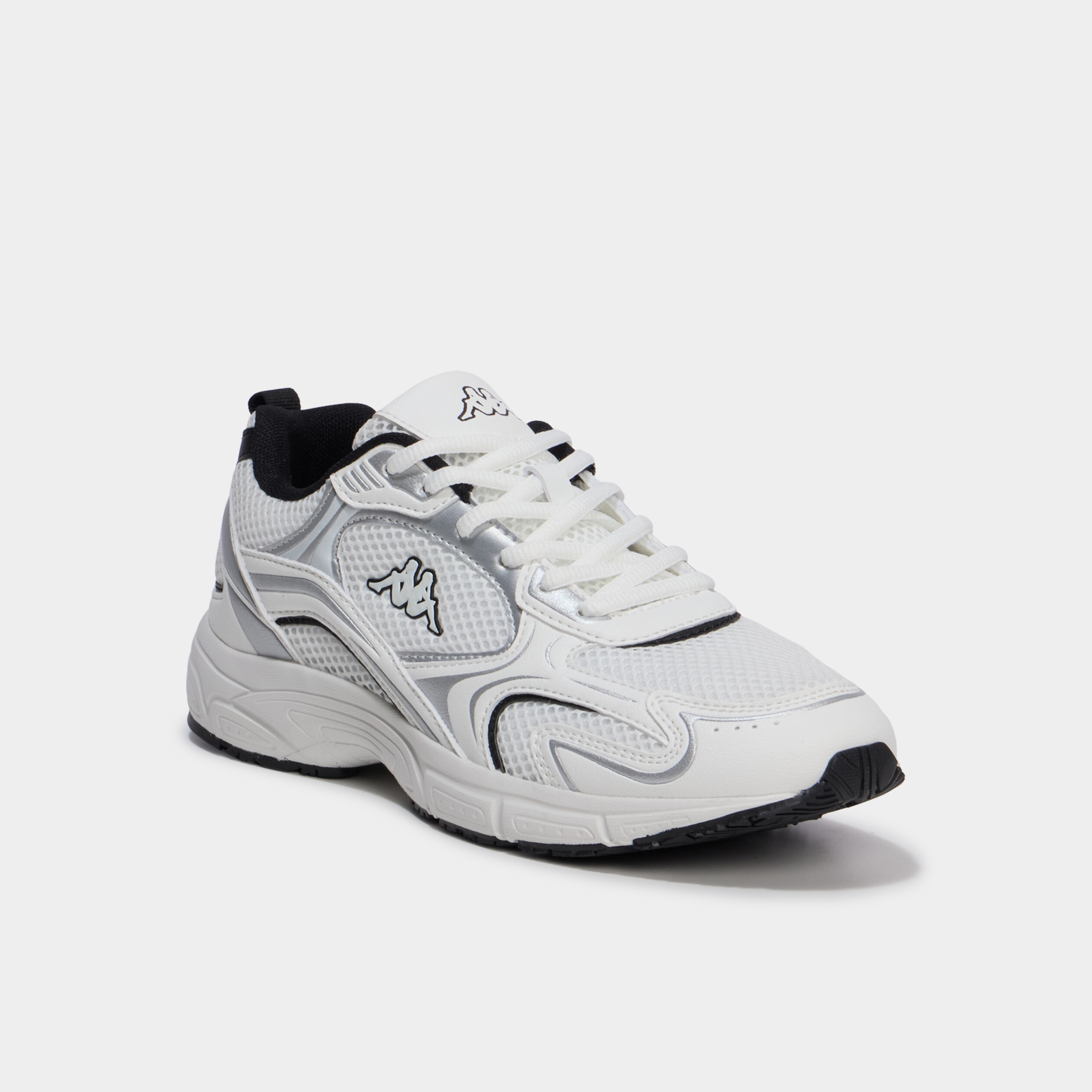 Baskets running m&eacute;moire de forme Kappa noir femme