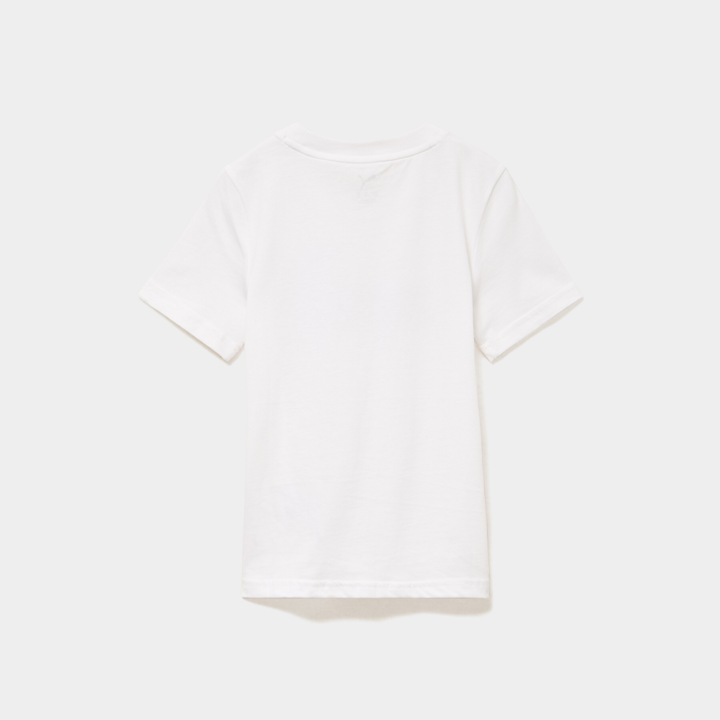 T-shirt droit &agrave; manches courtes Puma blanc fille