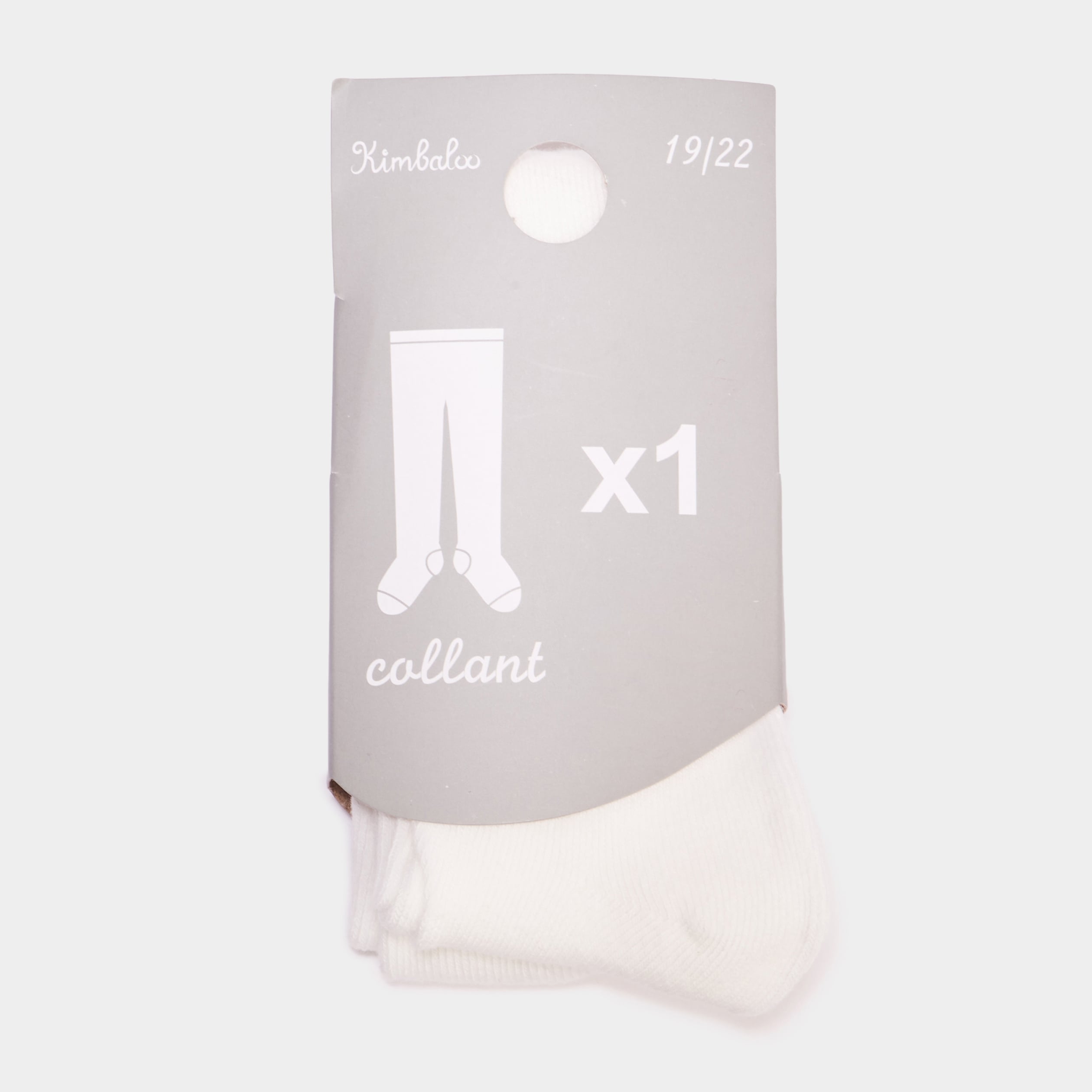 Collants ecru b&eacute;b&eacute; fille