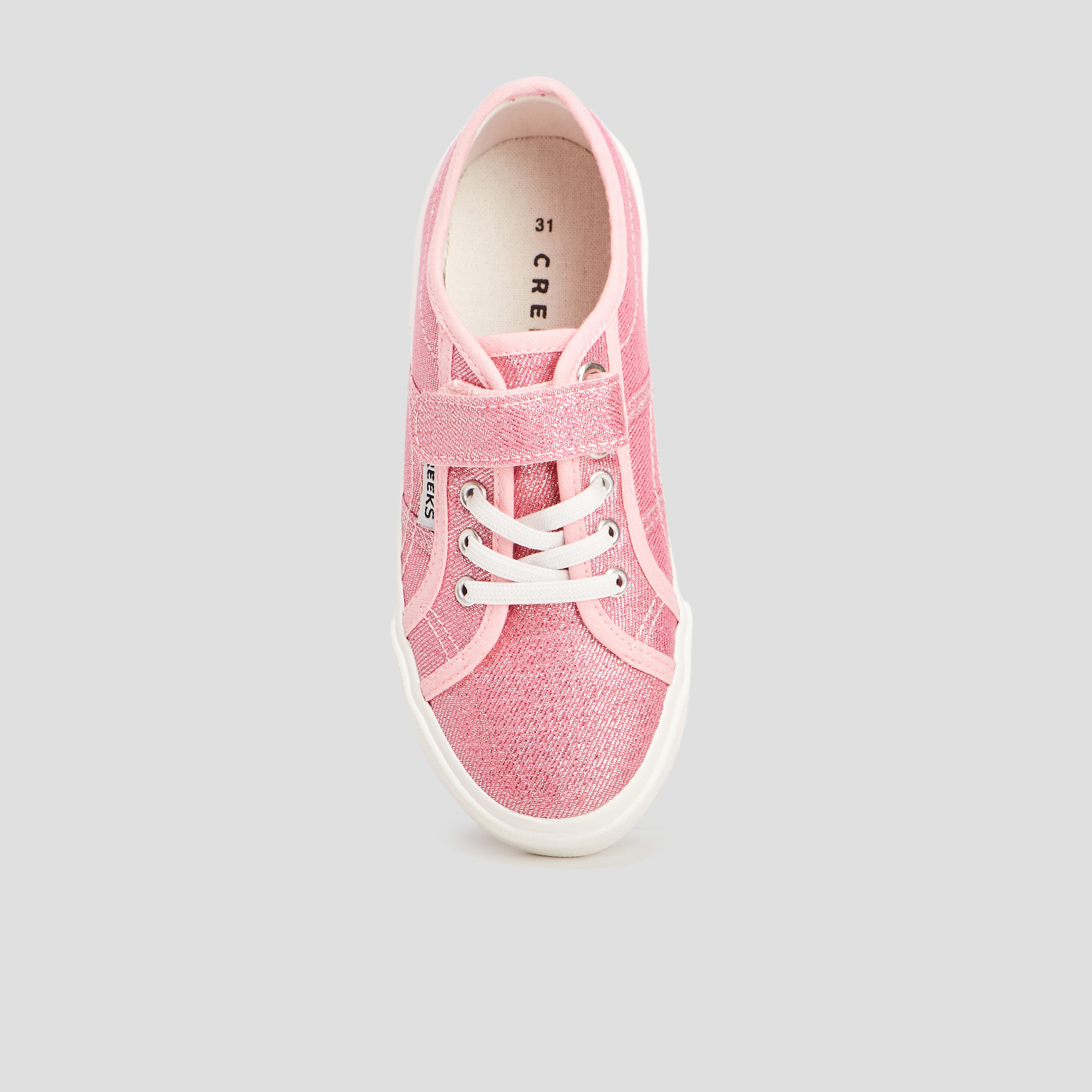 tennis en toile a scratch creeks rose fille Tennis en toile à scratch Creeks rose fille